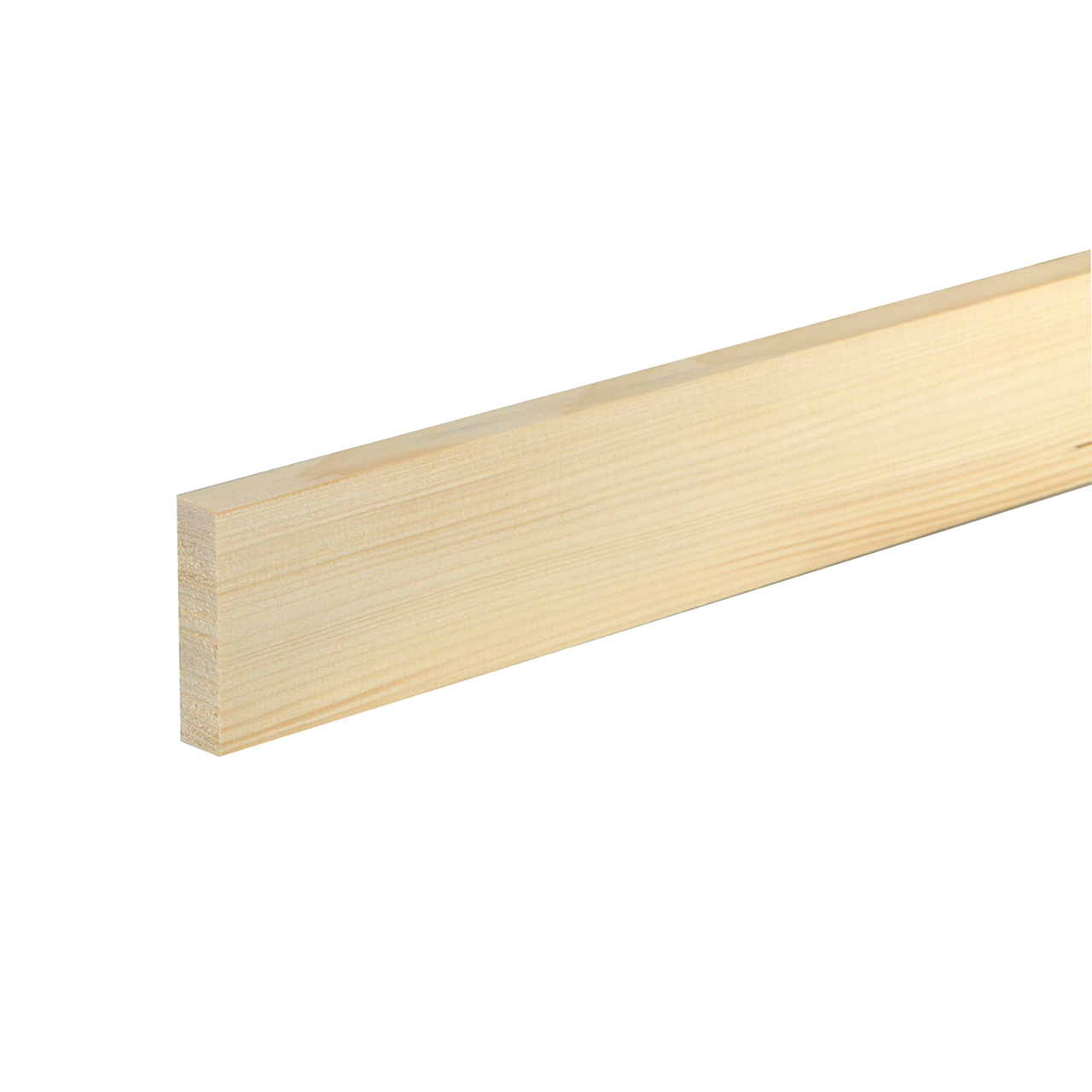 544168 Neuhofer Viertelrundstab, Fichte/Kiefer astrein roh