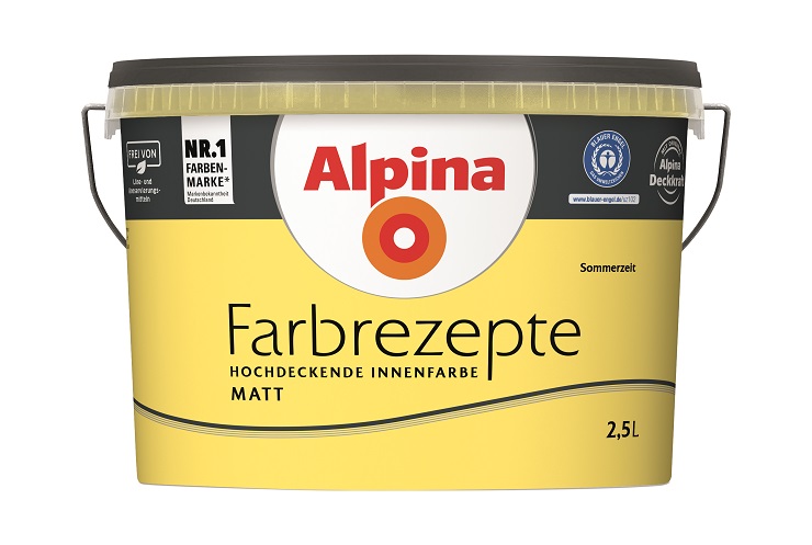 Alpina Farbrezepte Sommerzeit, 2,5L