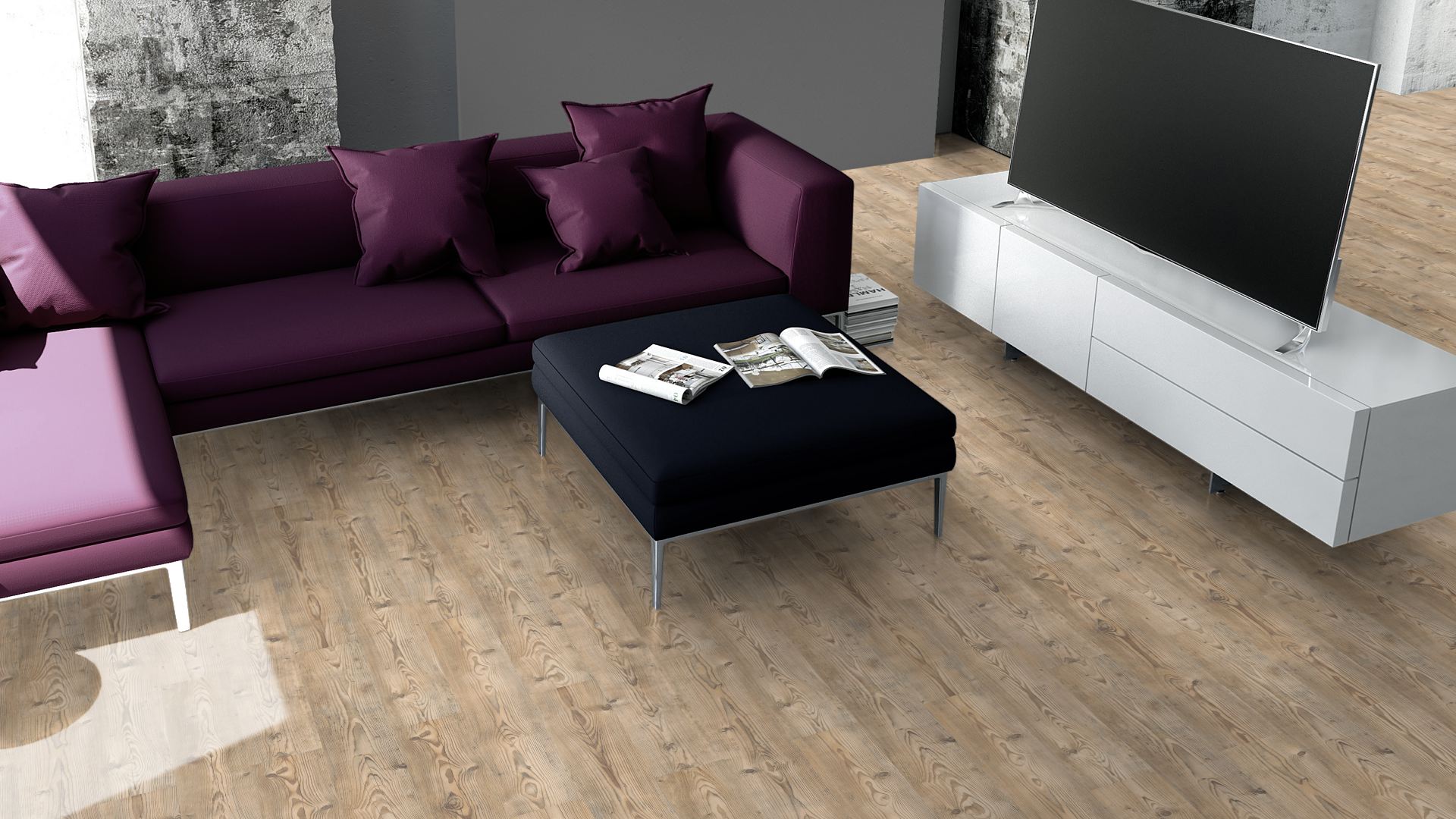 230458_7 Classen Laminatboden Fichte braun