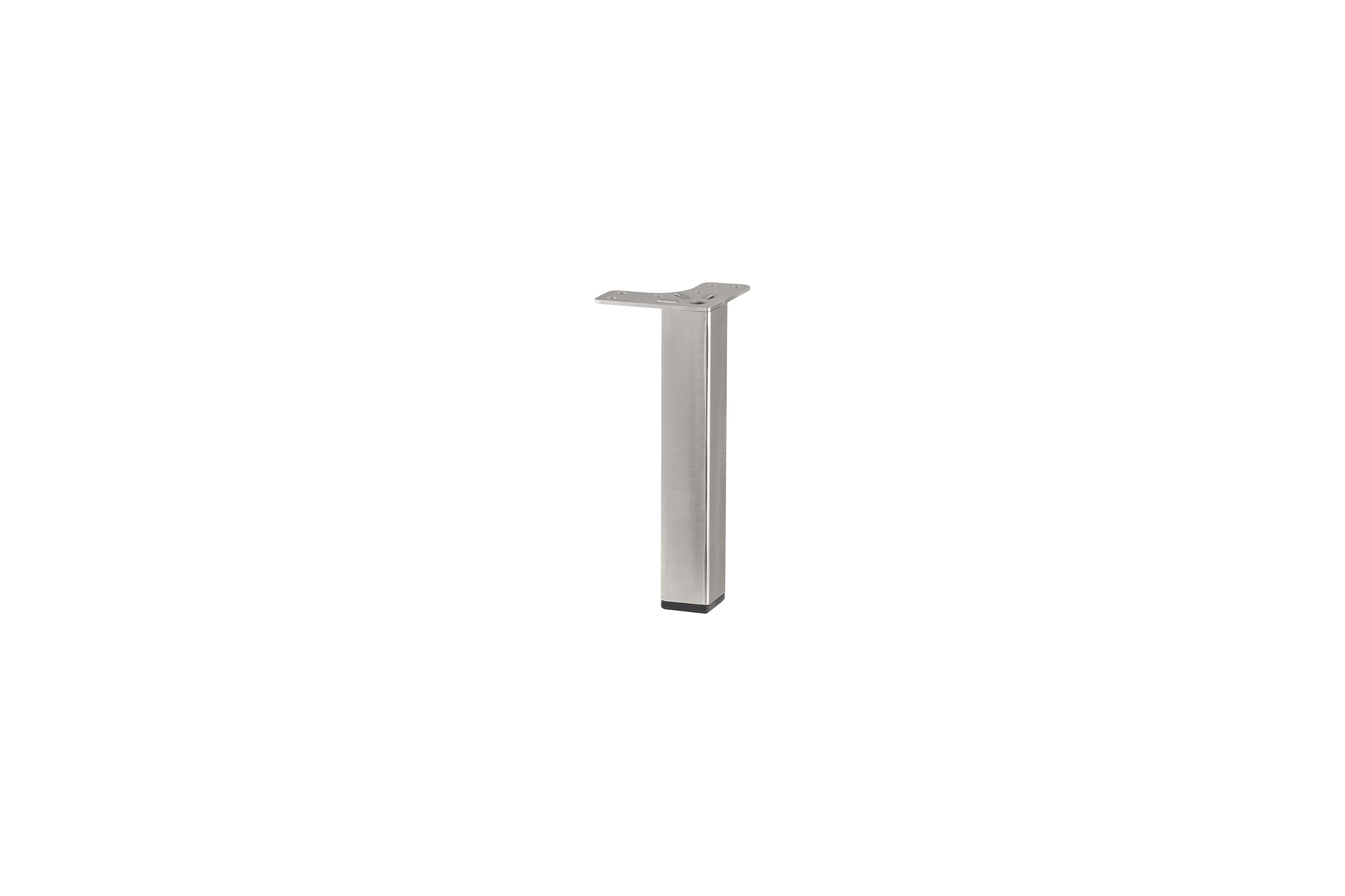 Dolle Möbelfuß Flush, 150 x 24 x 24 mm, edelstahl dekor Dolle Möbelfuß Flush, 150 x 24 x 24 mm, edelstahl dekor