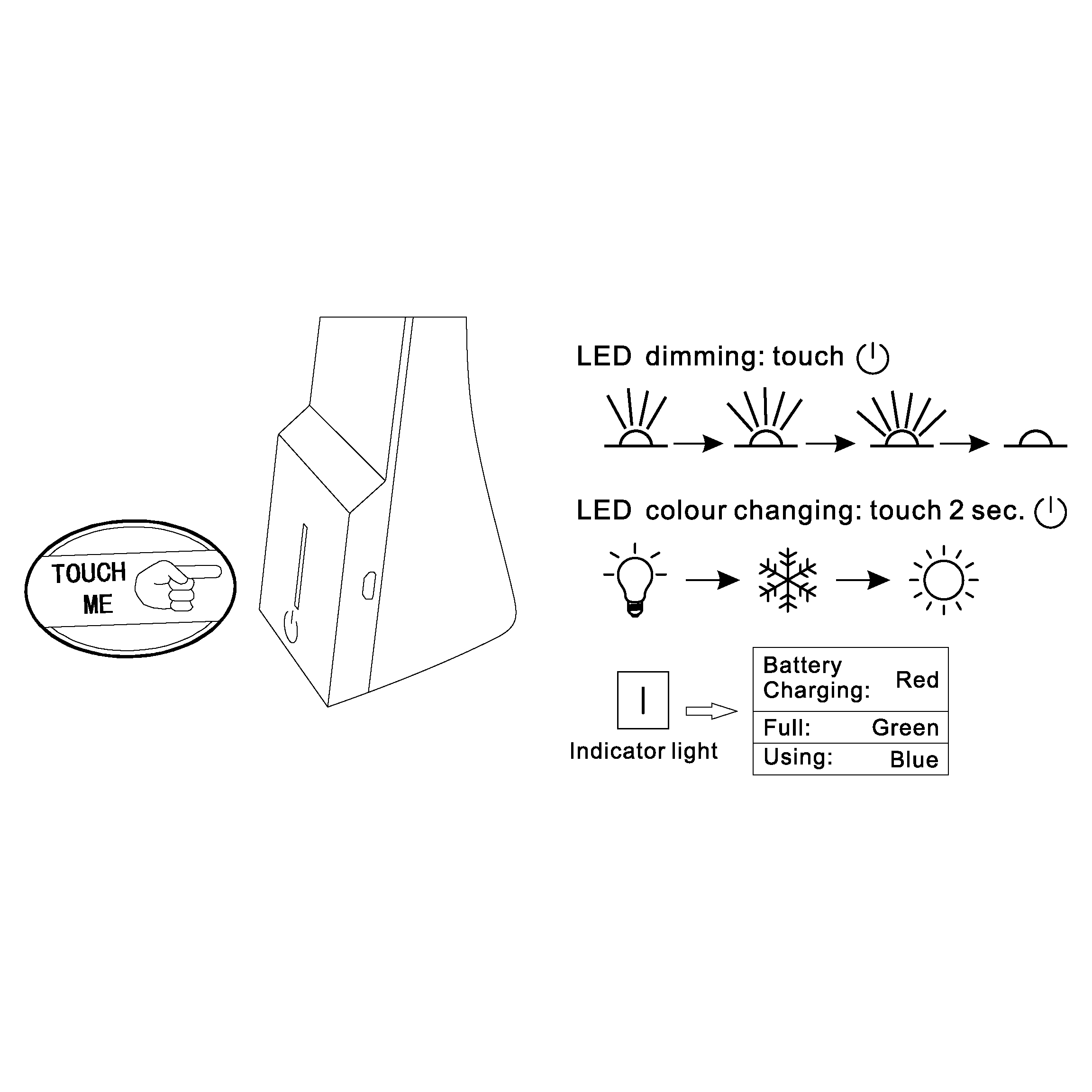 383327_97045_313BIpGkZk7TieG EGLO TISCHLEUCHTE 1,8W LASECA TOUCHDIMMER SCHWARZ