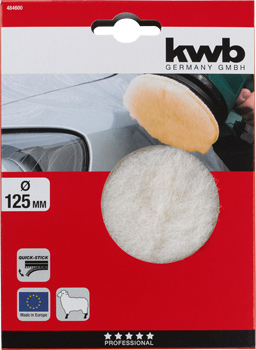 484600-300 Kwb Lammfellhaube, 125 mm