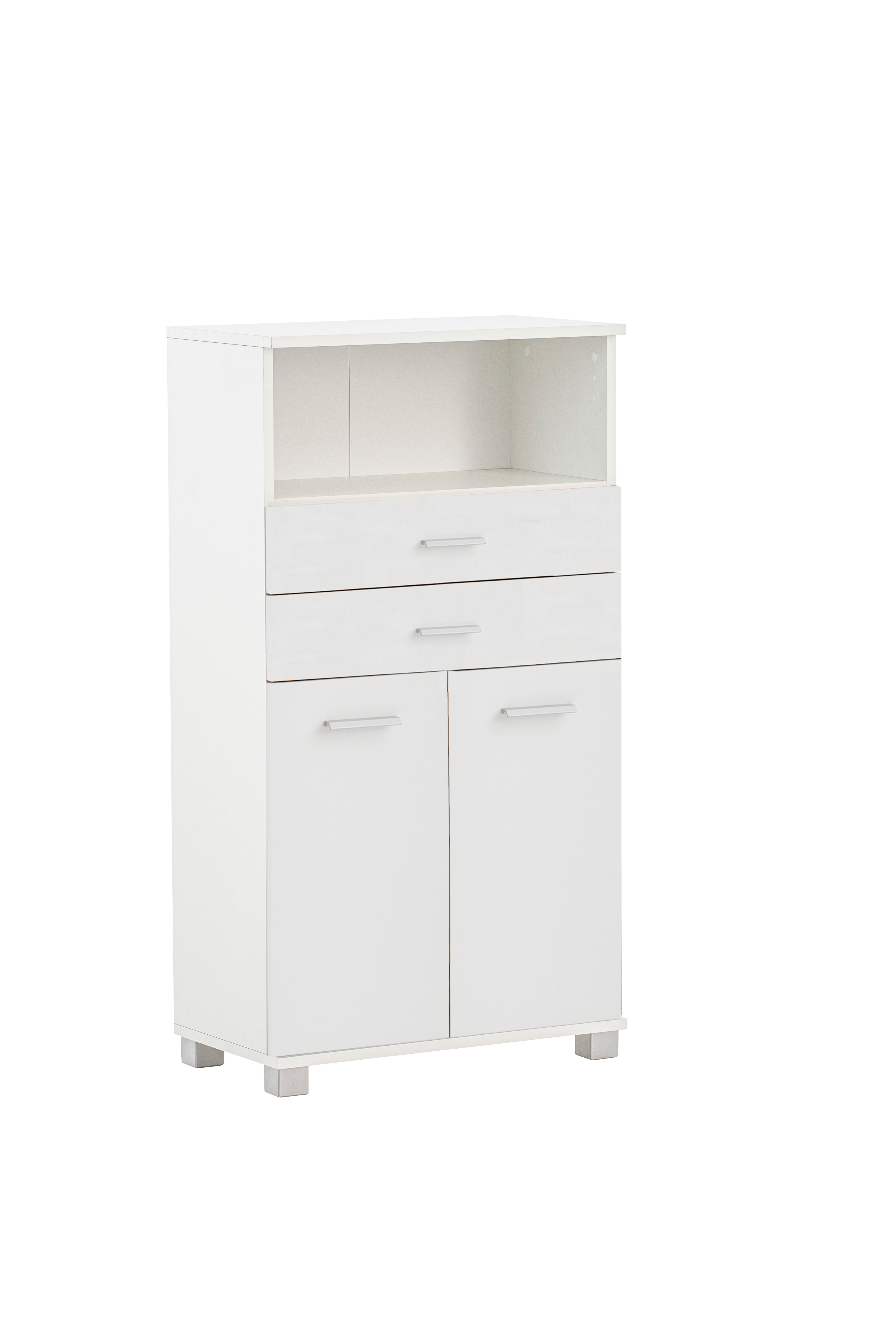 W. Schildmeyer Highboard Palermo 600, 2T/2SK, mattweiß