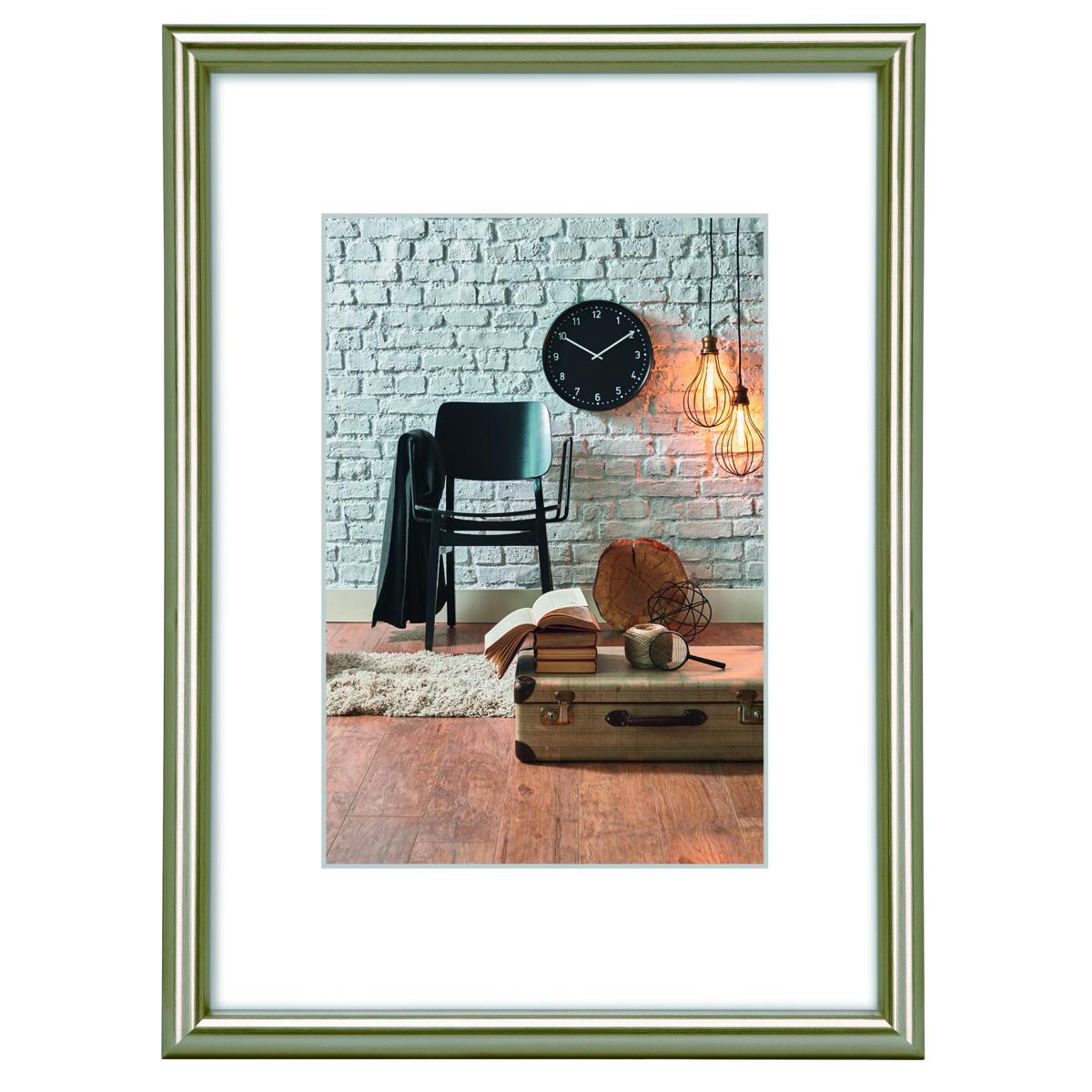 568423_66470 HAMA KUNSTSTOFFRAHMEN SEVILLA DEKOR GRAU MATT 50X70 CM