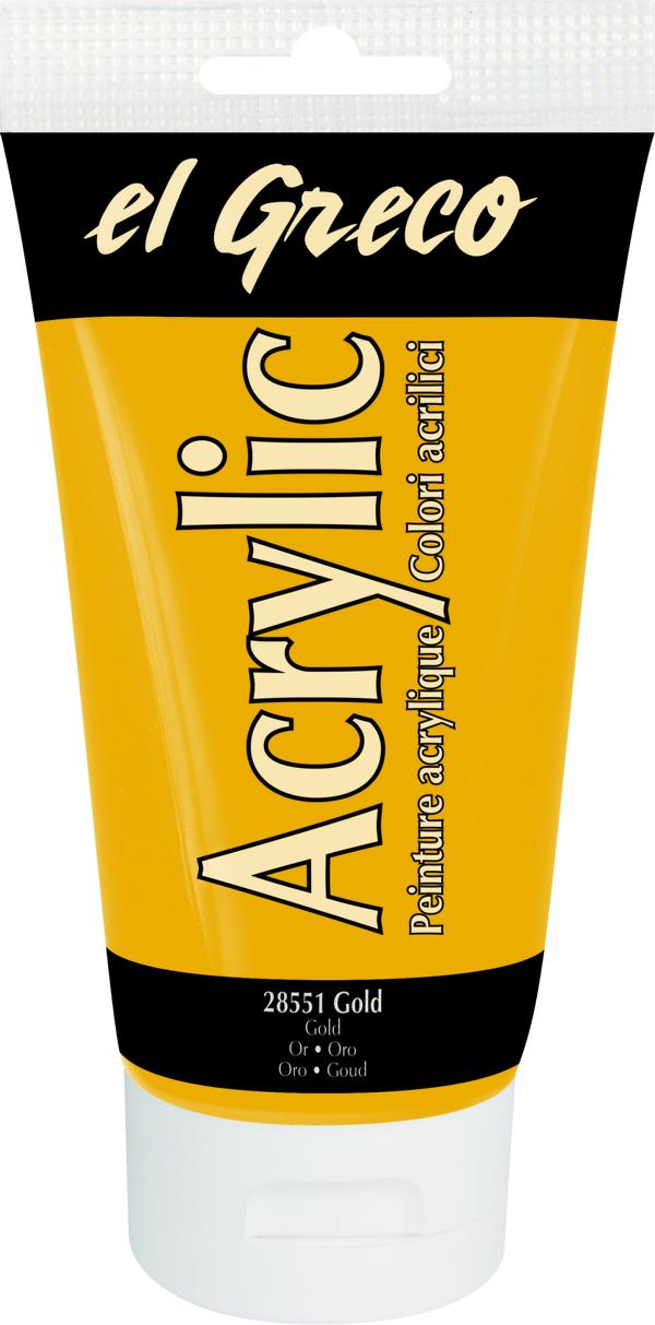 EL GRECO ACRYLIC 150ML GOLD        KREUL