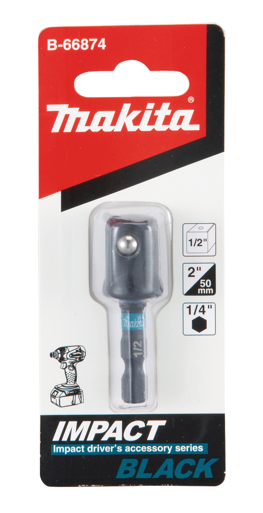 Makita Adapter von 1/4" 6KT auf 1/2" 4KT