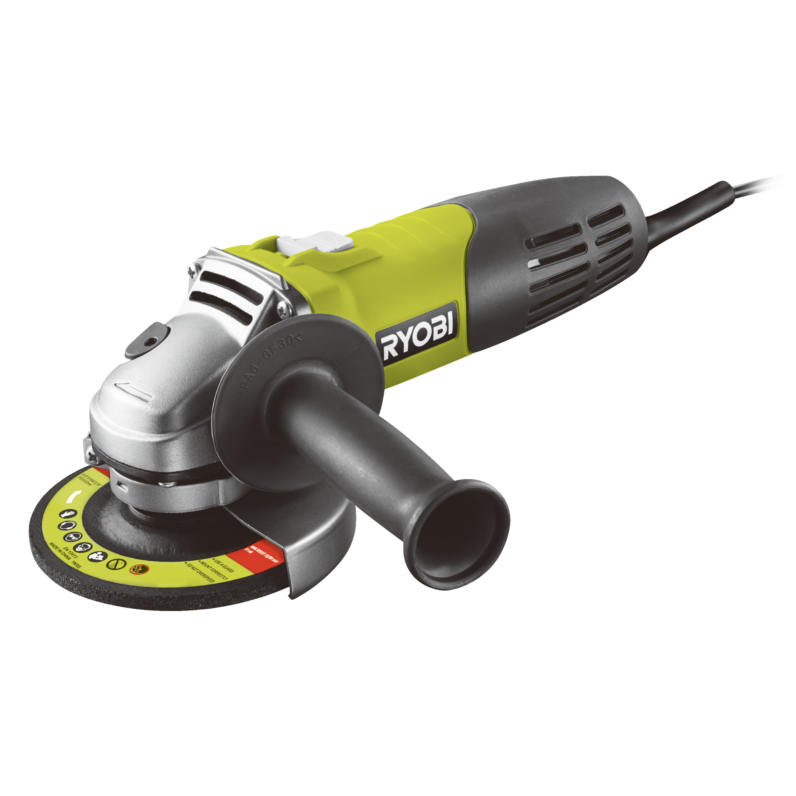 Ryobi 600 W Winkelschleifer RAG600-G115 Ryobi 600 W Winkelschleifer RAG600-G115