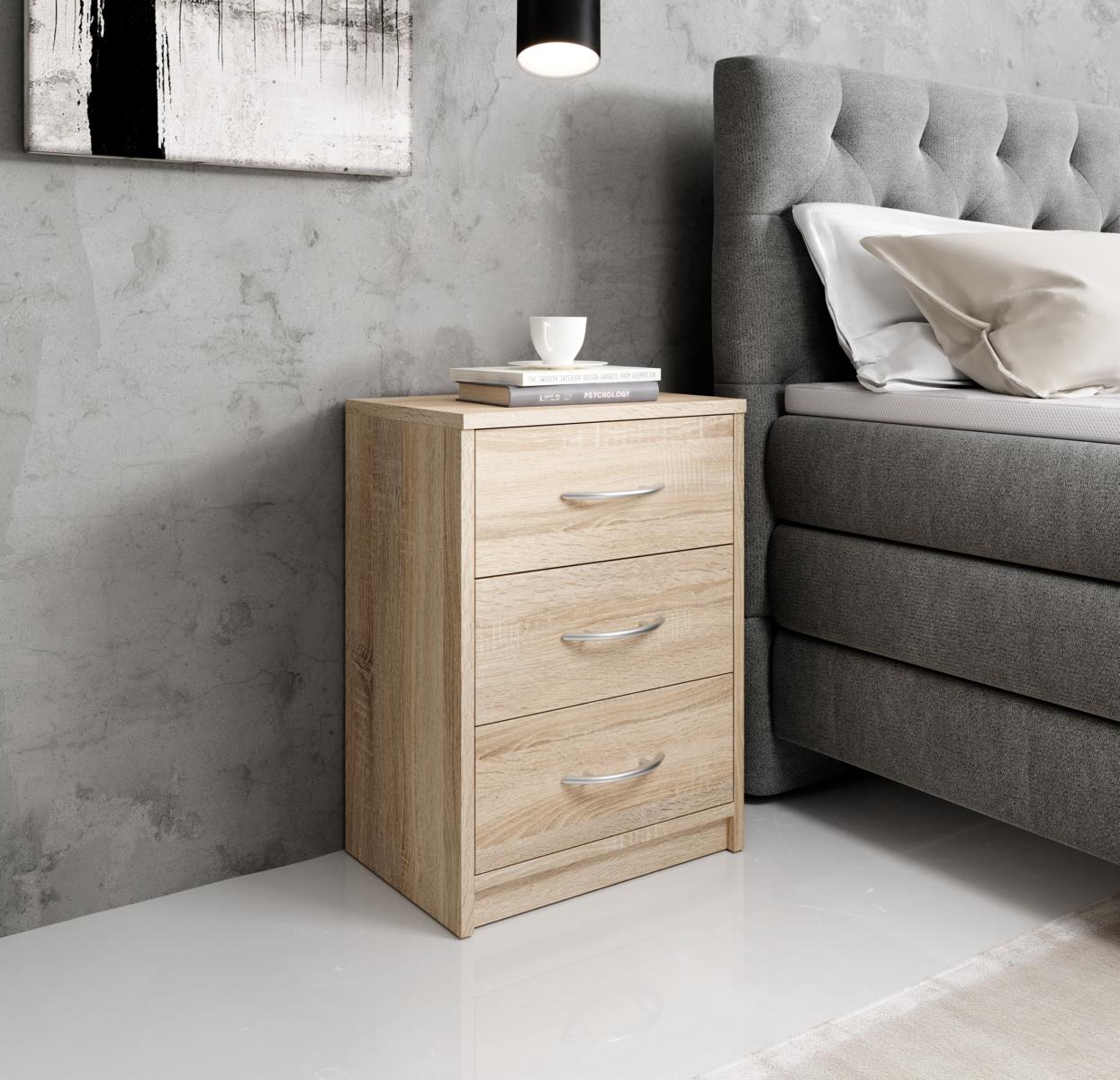 373028-Pepe-Nako-3-SK-Sonoma-Var_38-733-66 PEPE NACHTKOMMODE 3 SCHUBKASTEN SONOMA EICHE