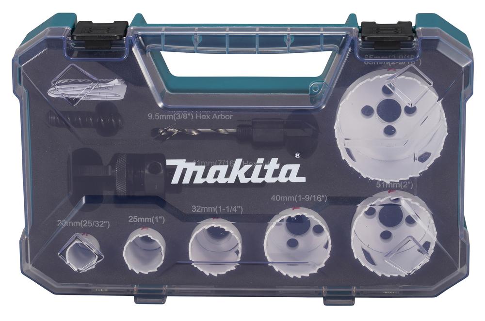 Makita Lochsägen-Set Elektriker, 9-tlg.