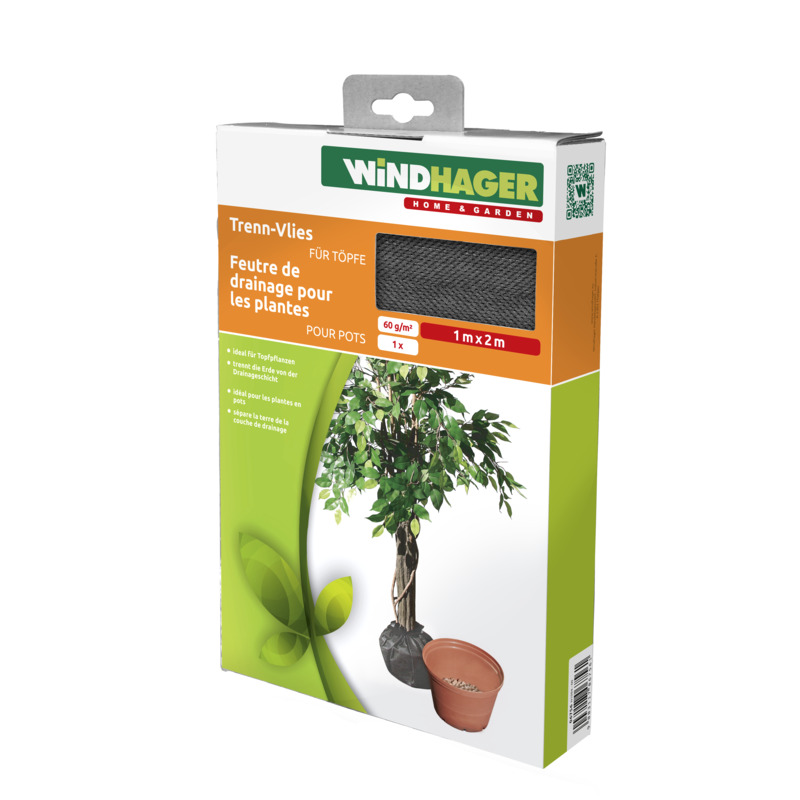 Windhager Trenn-Vlies, 2 x 1 m, 60g/m² Windhager Trenn-Vlies, 2 x 1 m, 60g/m²