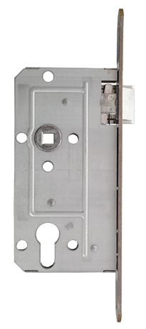 114758-7312441 Hoppe ZIMMERTÜR-EINSTECKS. PZ LINKS SILBER