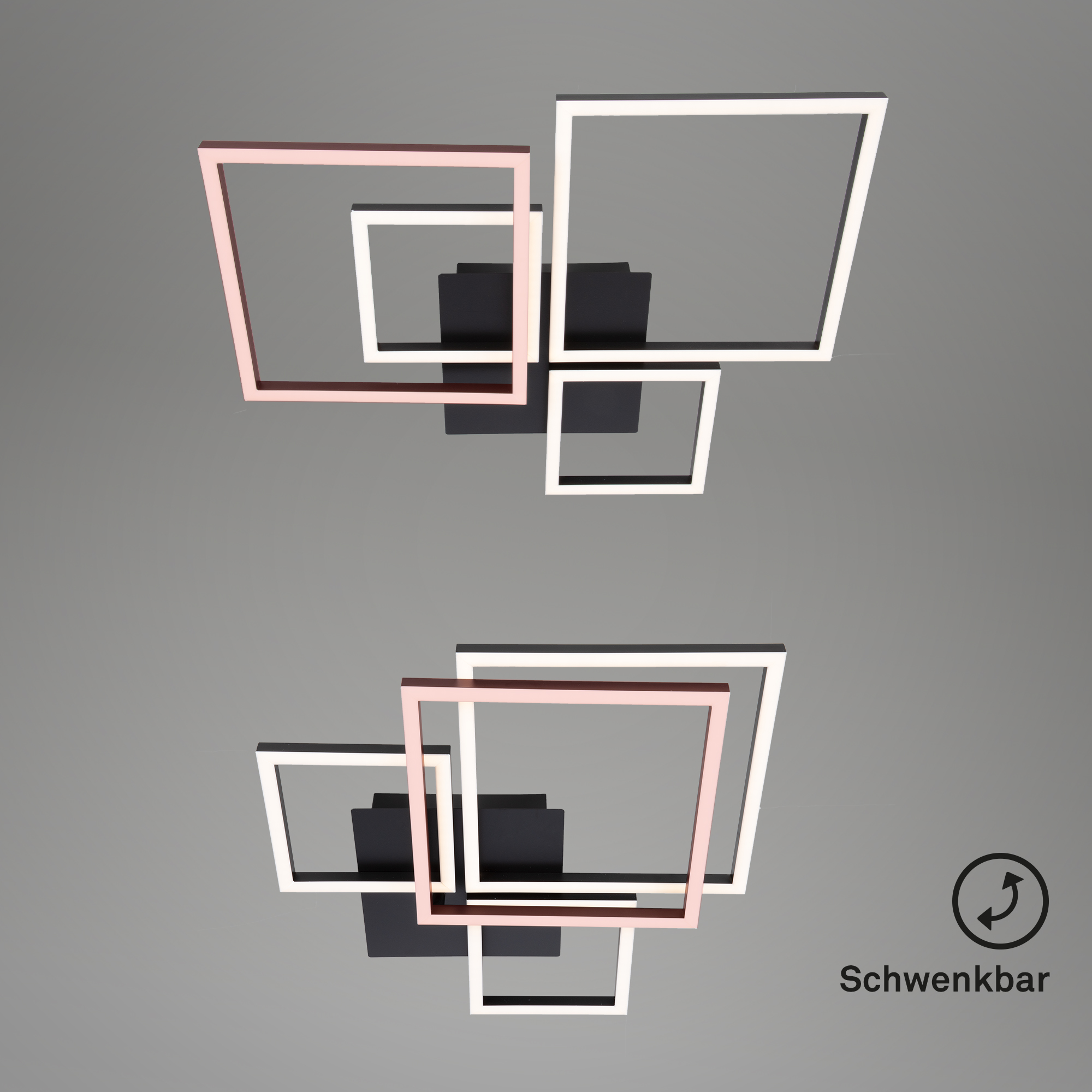 Briloner LED Frame, 75cm, schwarz Briloner LED Frame, 75cm, schwarz
