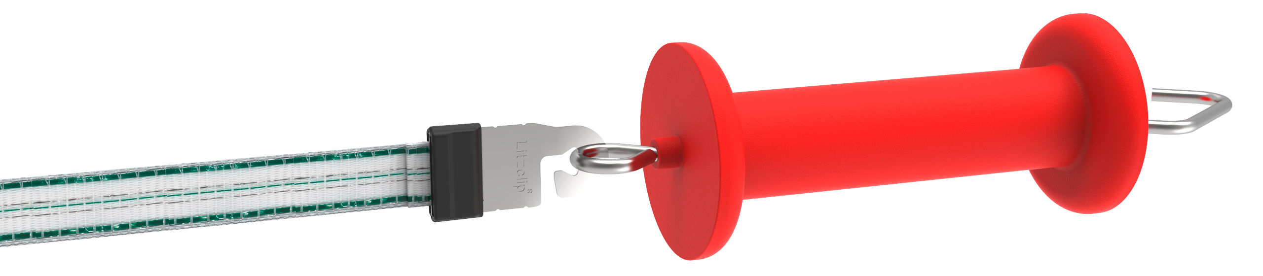 Kerbl Torgriffverbinder Litzclip 20mm, Edelstahl