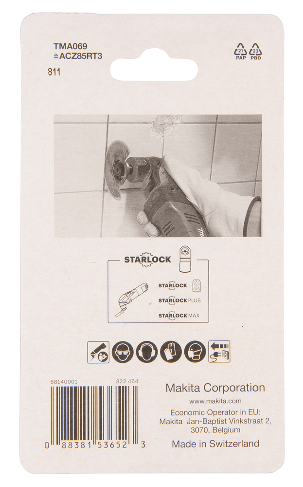 Makita Segmentsägeblatt TMA069, 85 mm Makita Segmentsägeblatt TMA069, 85 mm