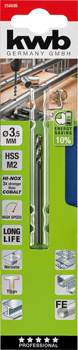 Kwb HSS M2 Metallbohrer 3,5 mm