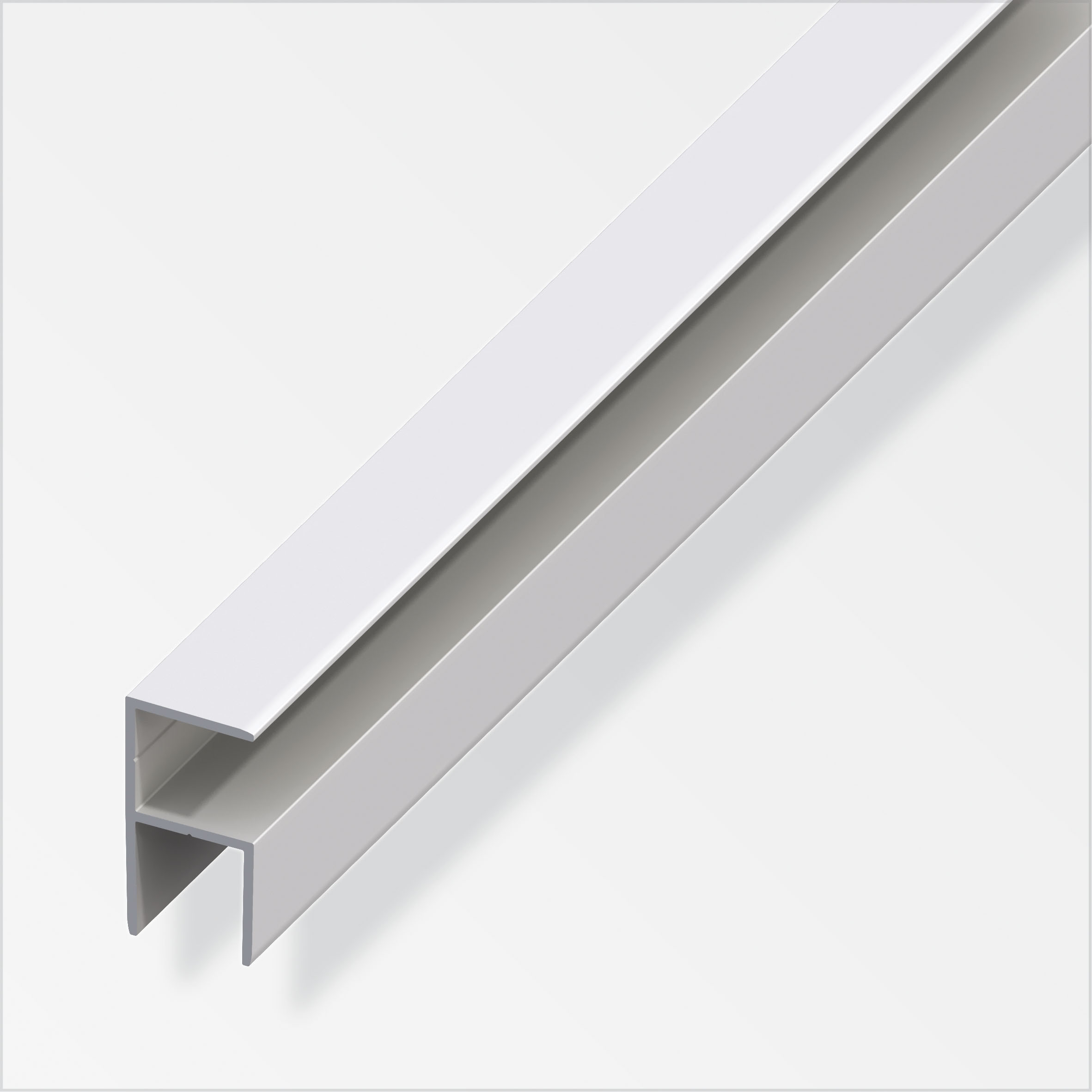 Alfer Eckprofil Clampline, Silber, 2 m, 15,9 x 18 x 1,5 mm