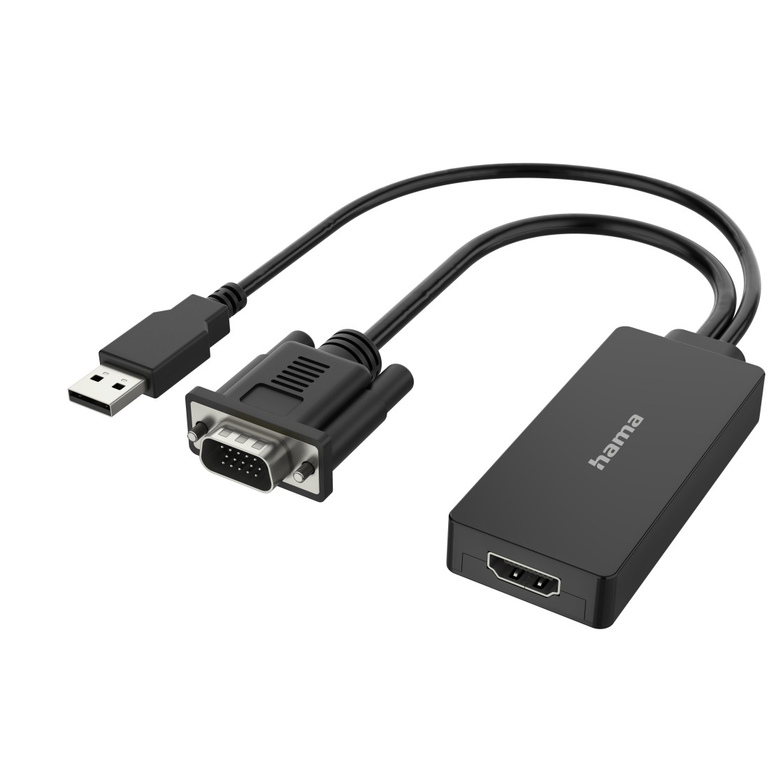 Hama VGA+USB-Adapter auf HDMI, Full-HD Hama VGA+USB-Adapter auf HDMI, Full-HD