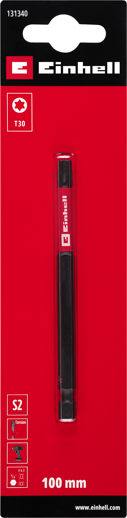 Einhell Impact-Bit Torsion, 100 mm, T30 S2 Einhell Impact-Bit Torsion, 100 mm, T30 S2