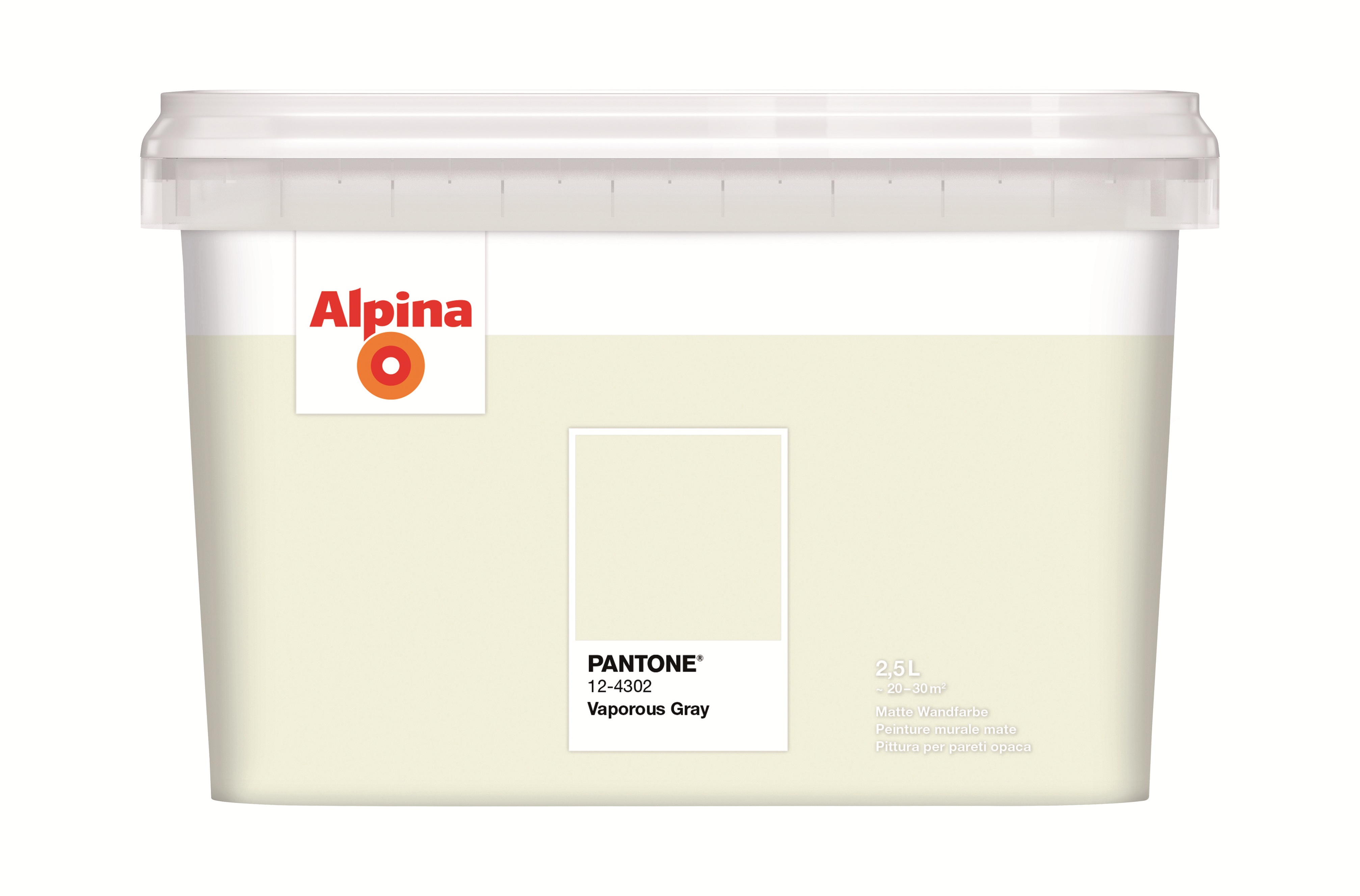Alpina PANTONE® Vaporous Gray, 2,5 Liter