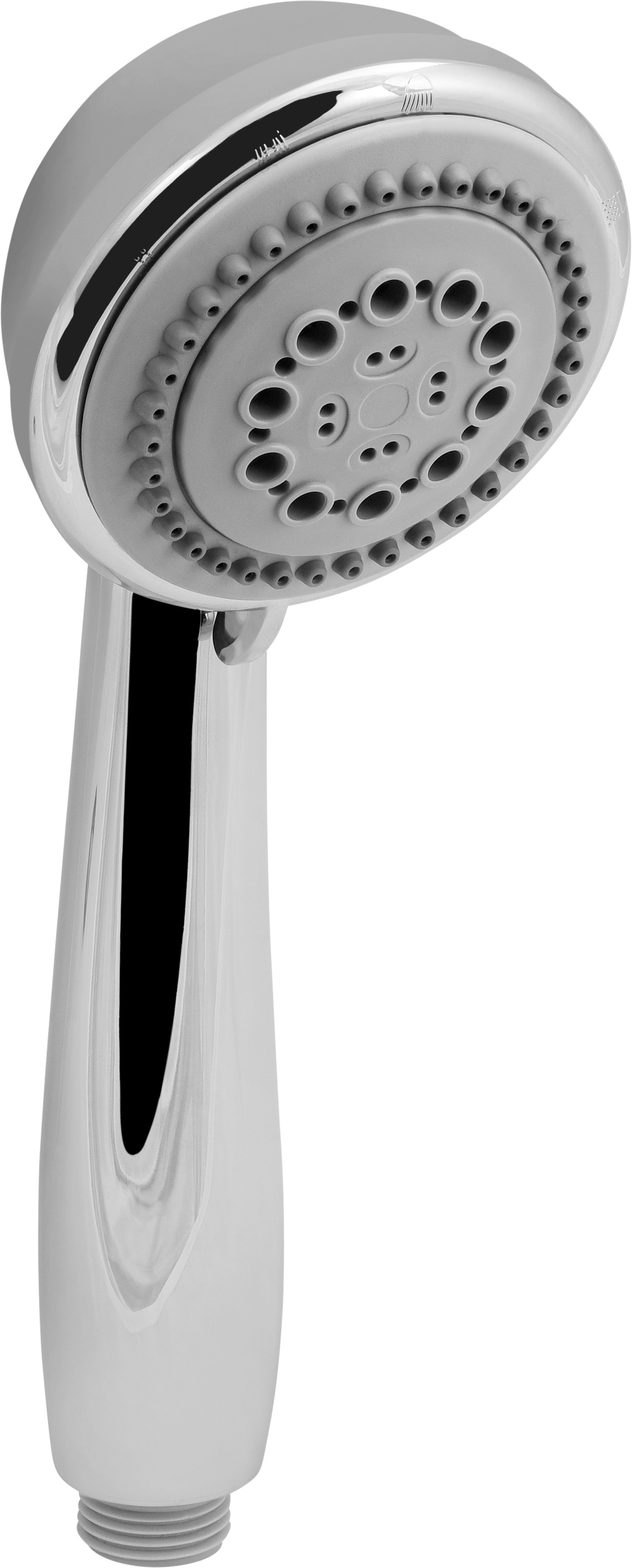 788868 Cornat Handbrause "Arielli New", grau - chrom