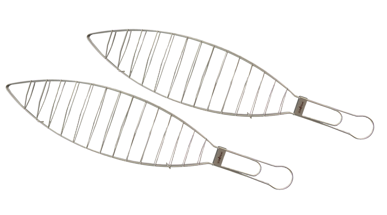 Grillfürst Fischhalter / Fischbräter, Edelstahl, 2er Set