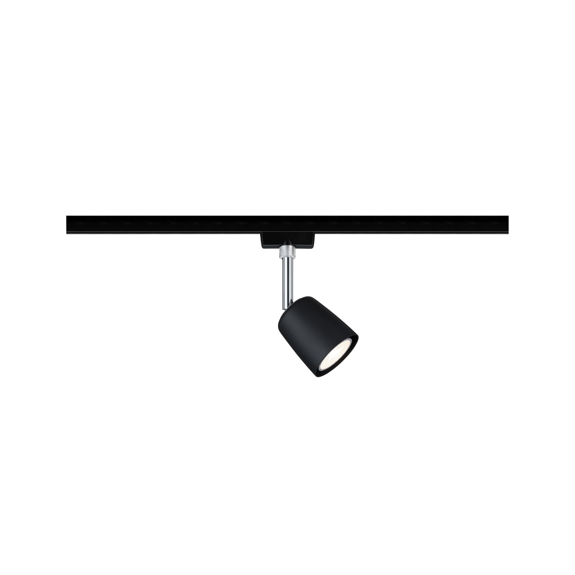 Paulmann URail Spot Cover max. 1x10W, GU10, Schwarz matt/Chrom, 230V Paulmann URail Spot Cover max. 1x10W, GU10, Schwarz matt/Chrom, 230V