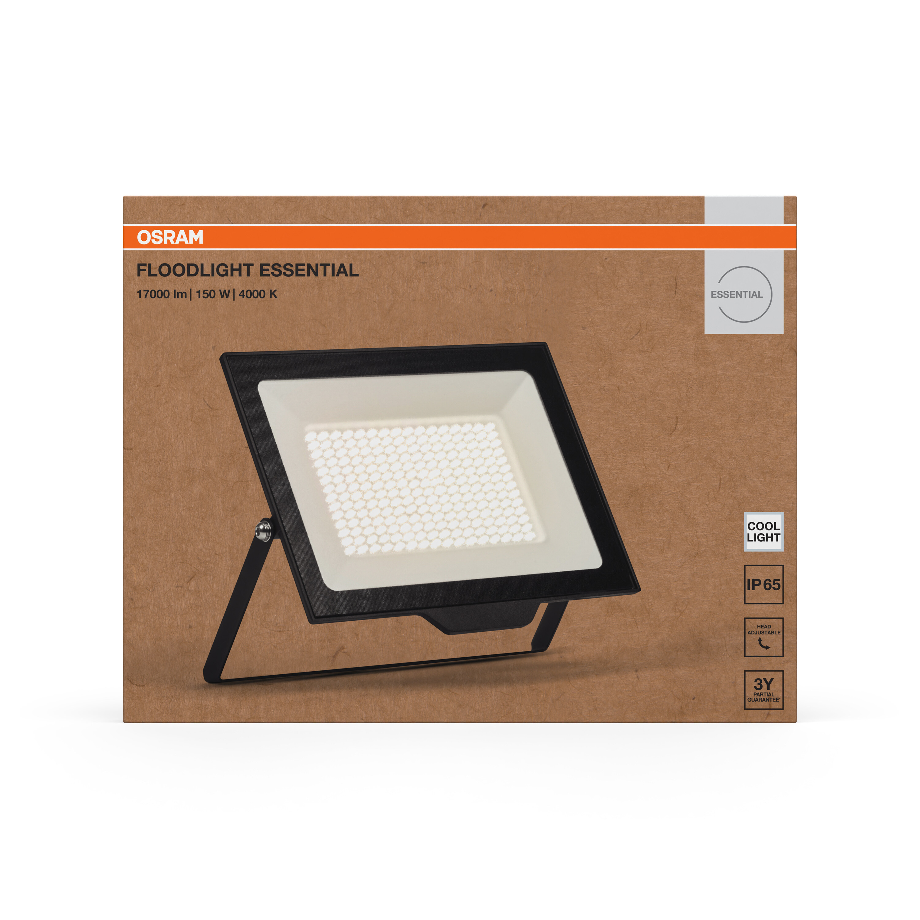Osram Flutlicht Essential, 150W, schwarz
