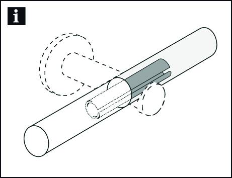 479564_03 GARDINIA STANGENVERBINDER KS 25MM WEISS