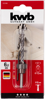 513106-300 Kwb Holzspiralbohrer-Set, 6 mm