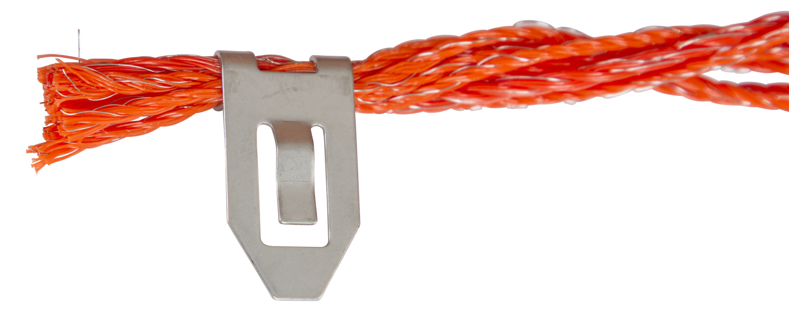 Kerbl Geflügelnetz 50 mtr., 106 cm Doppelspitze, orange, el.leite