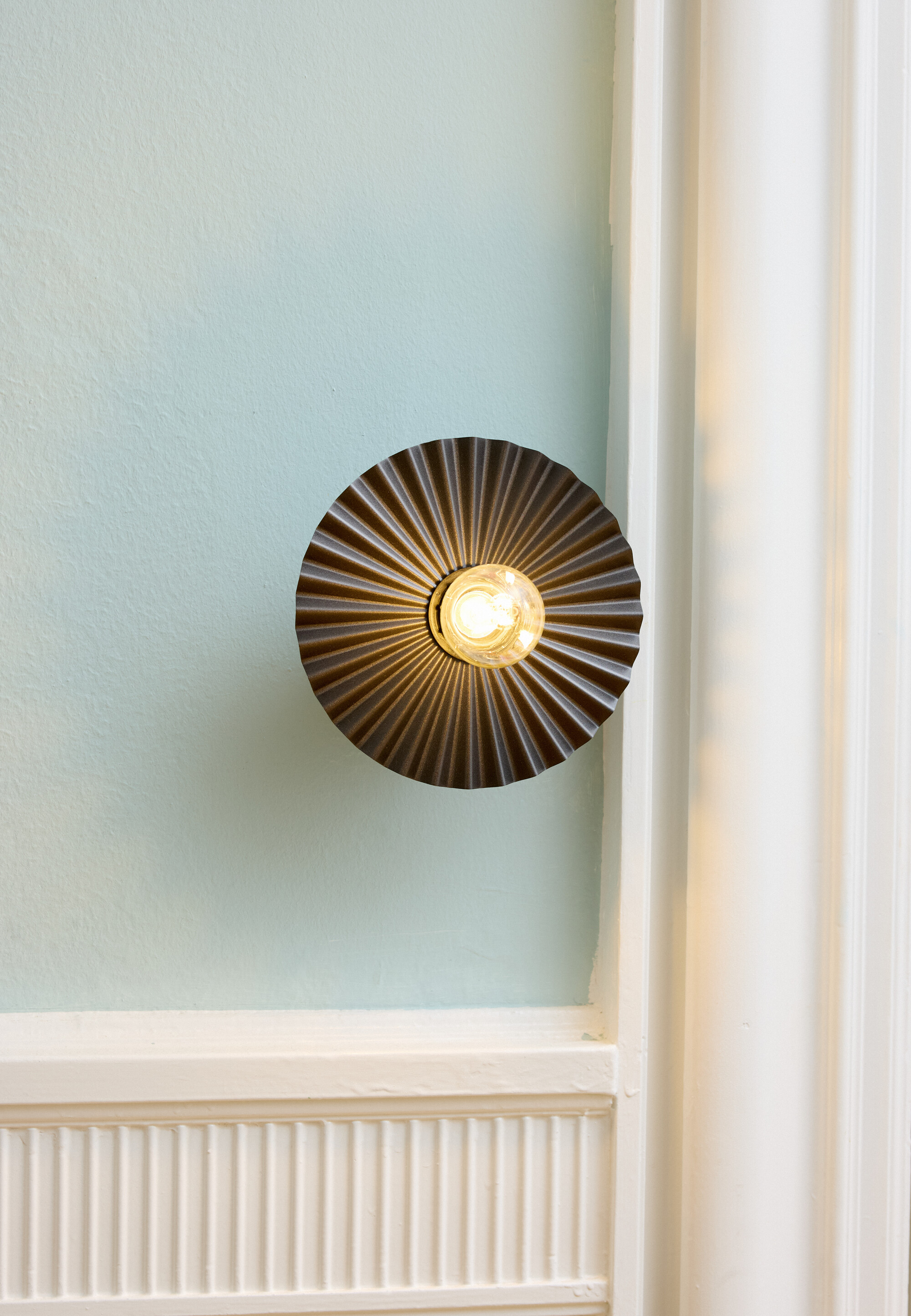 Osram Decor Plissee Pendelleuchte E27, schwarz