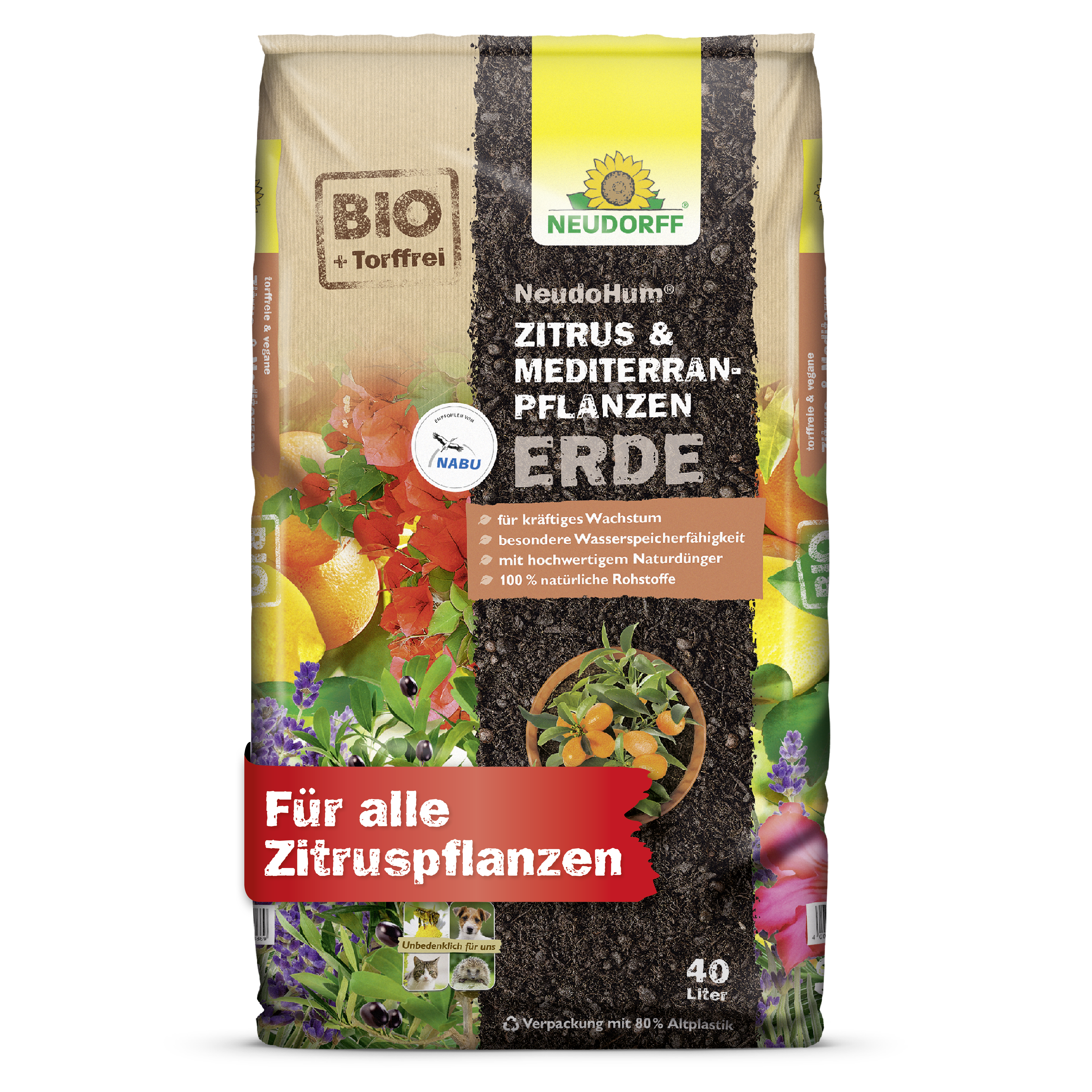 Neudorff NeudoHum Zitrus & MediterranpflanzenErde