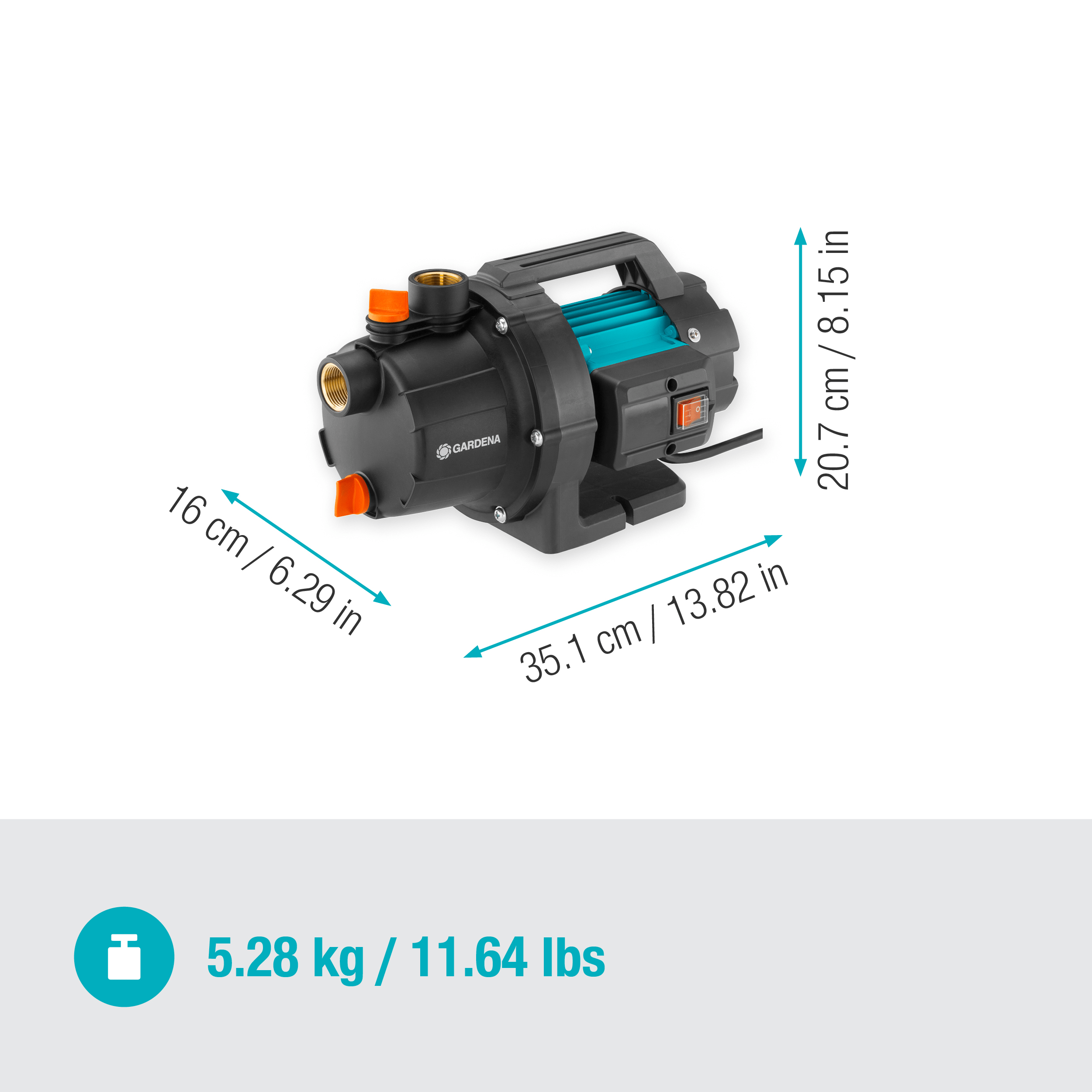 Gardena Gartenpumpe 3000/4 BASIC Gardena Gartenpumpe 3000/4 BASIC