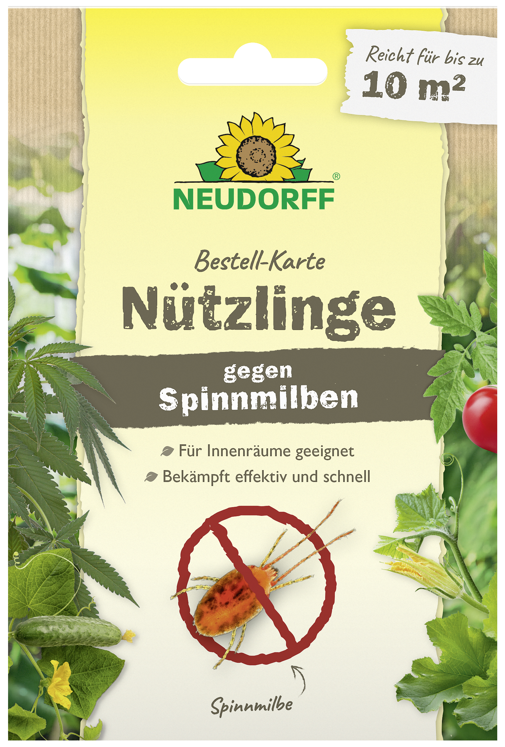 Neudorff Bestell-Karte Nützlinge gegen Spinnmilben 