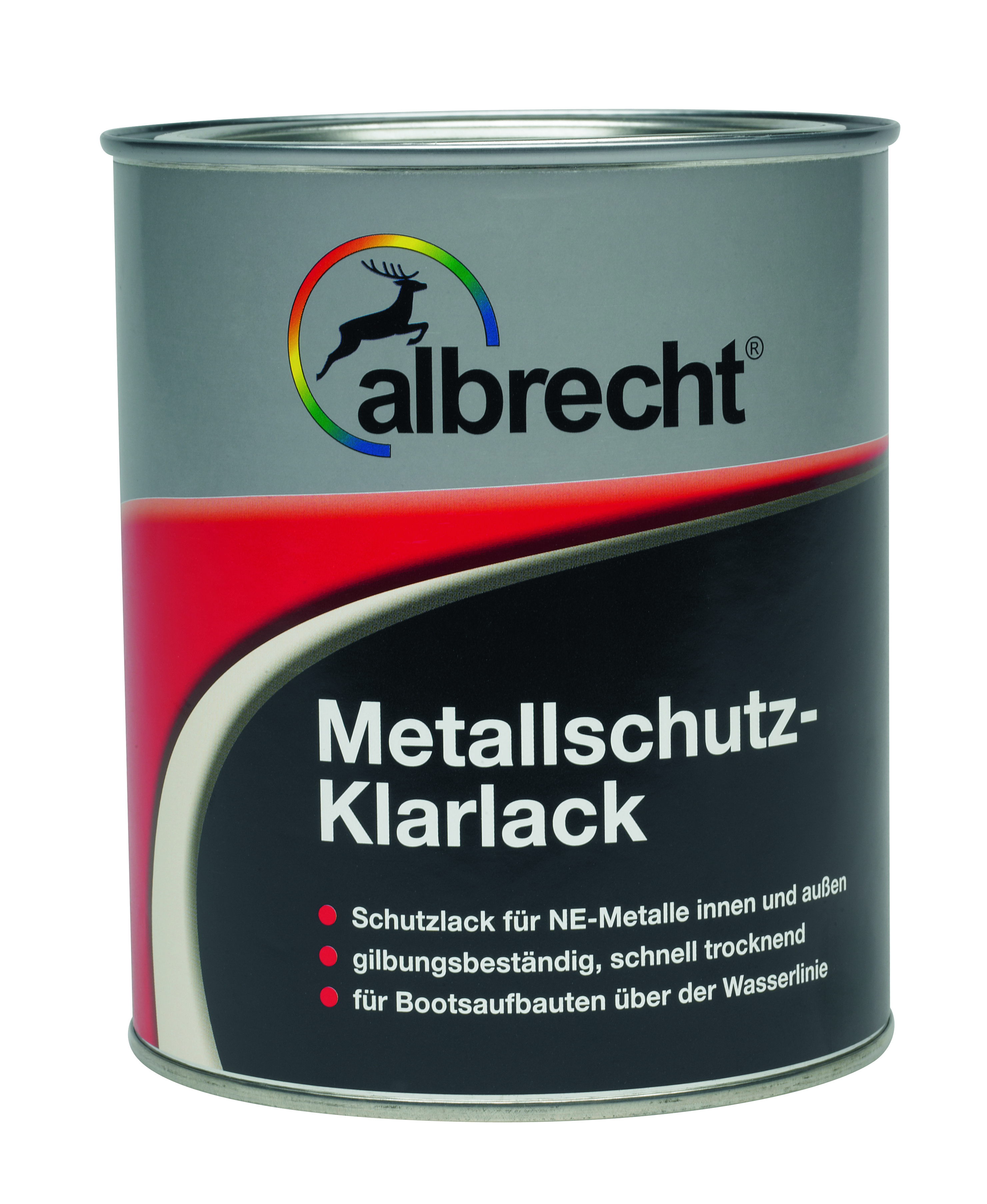 Albrecht Metallschutz-Klarlack, farblos glänzend, 750 ml Albrecht Metallschutz-Klarlack, farblos glänzend, 750 ml
