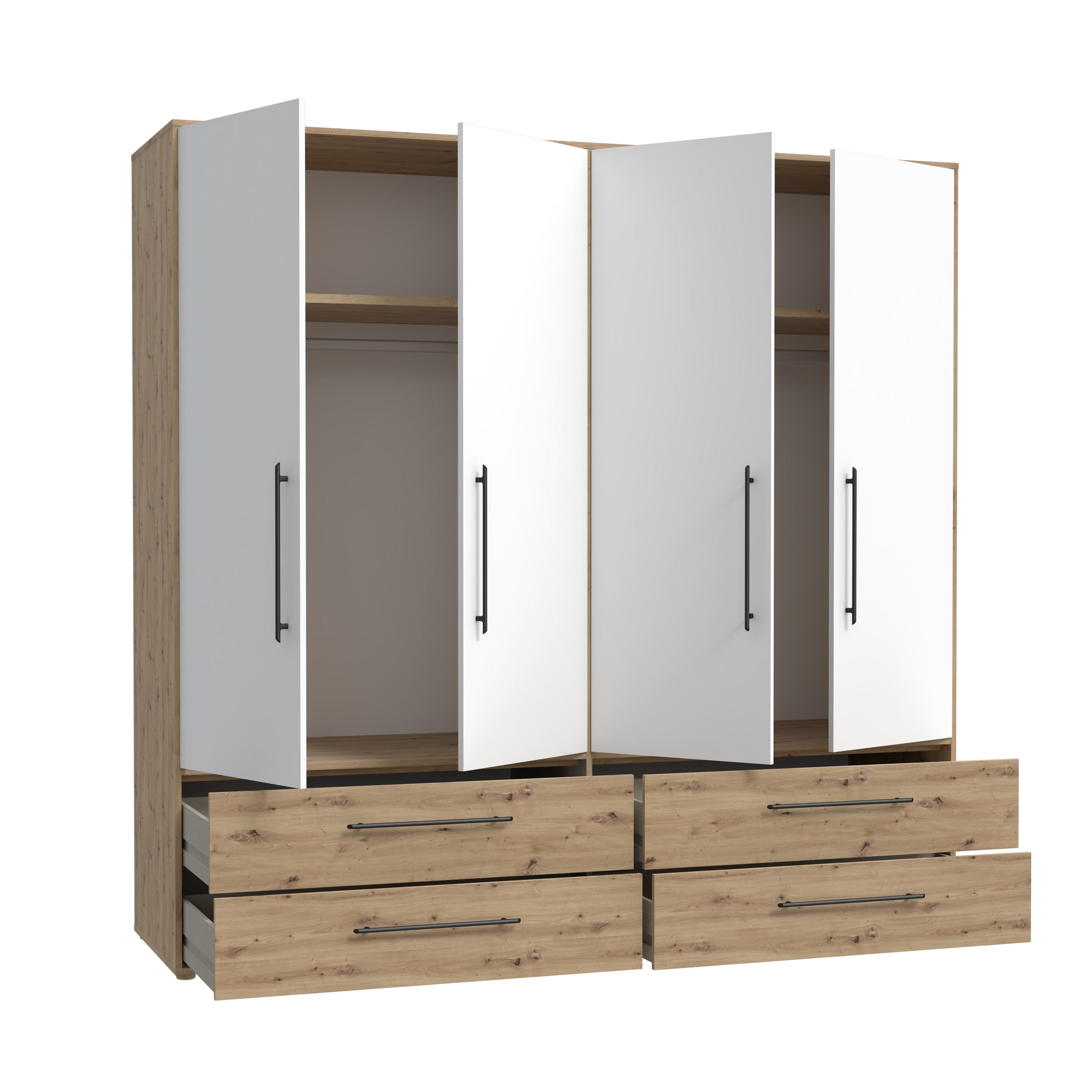 Forte Kleiderschrank MOKKARIS