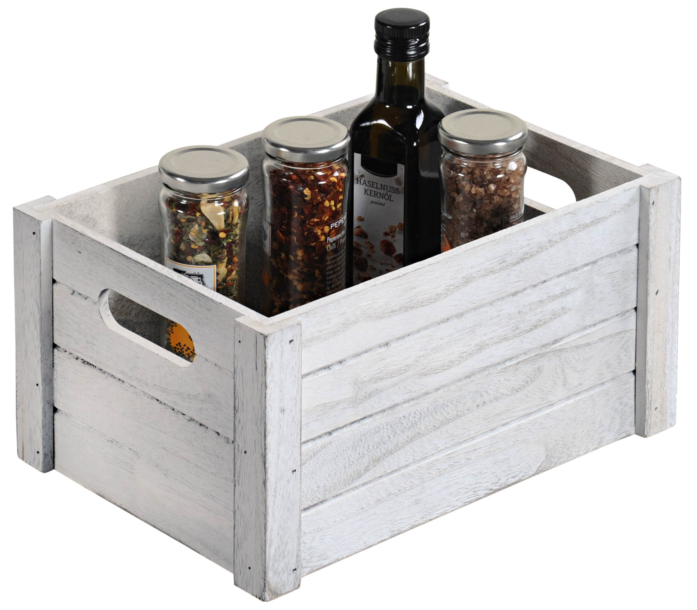 Kesper Aufbewahrungsbox, weißt gekält, Pappel, FSC, H 16 x B 30,5 x T 20,5 cm Kesper Aufbewahrungsbox, weißt gekält, Pappel, FSC, H 16 x B 30,5 x T 20,5 cm
