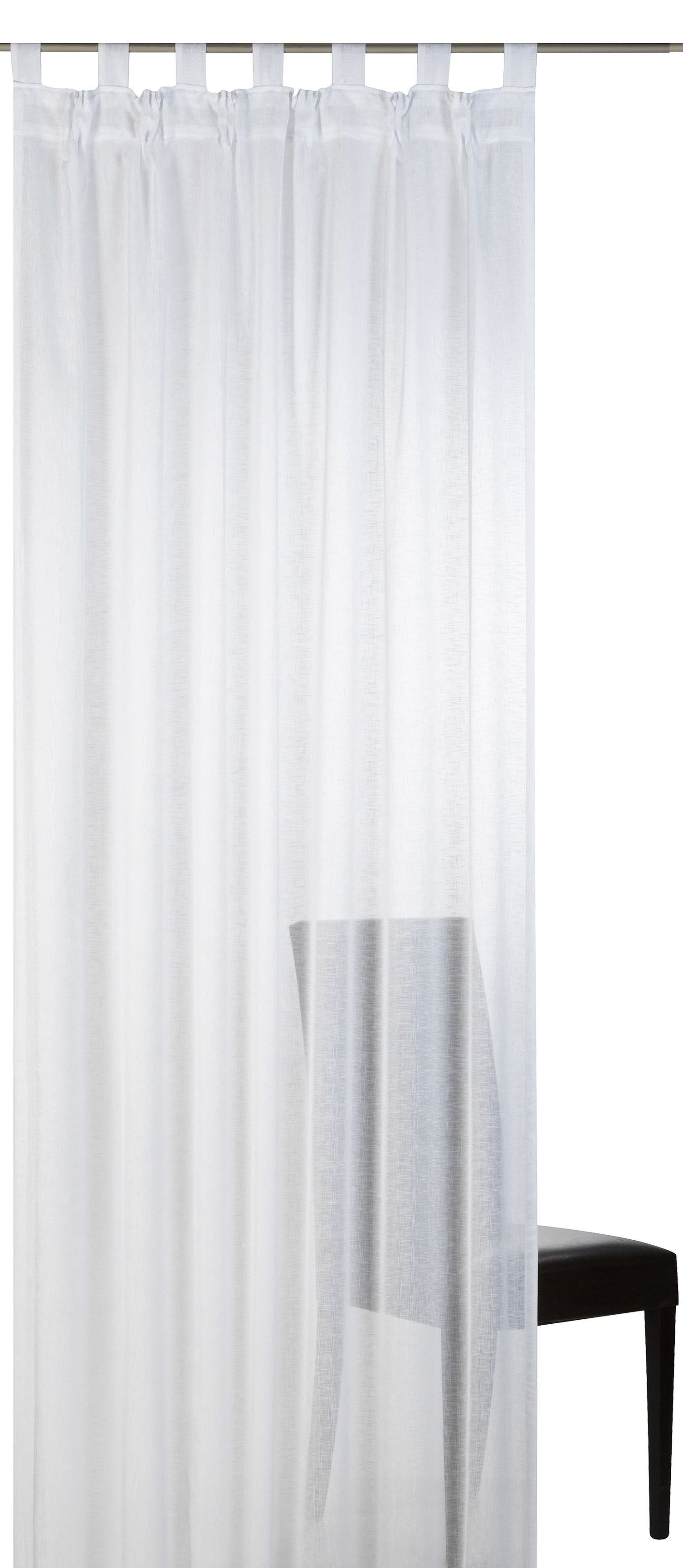 Elbersdrucke Schlaufenschal Effecto, weiß, 140 x 255 cm