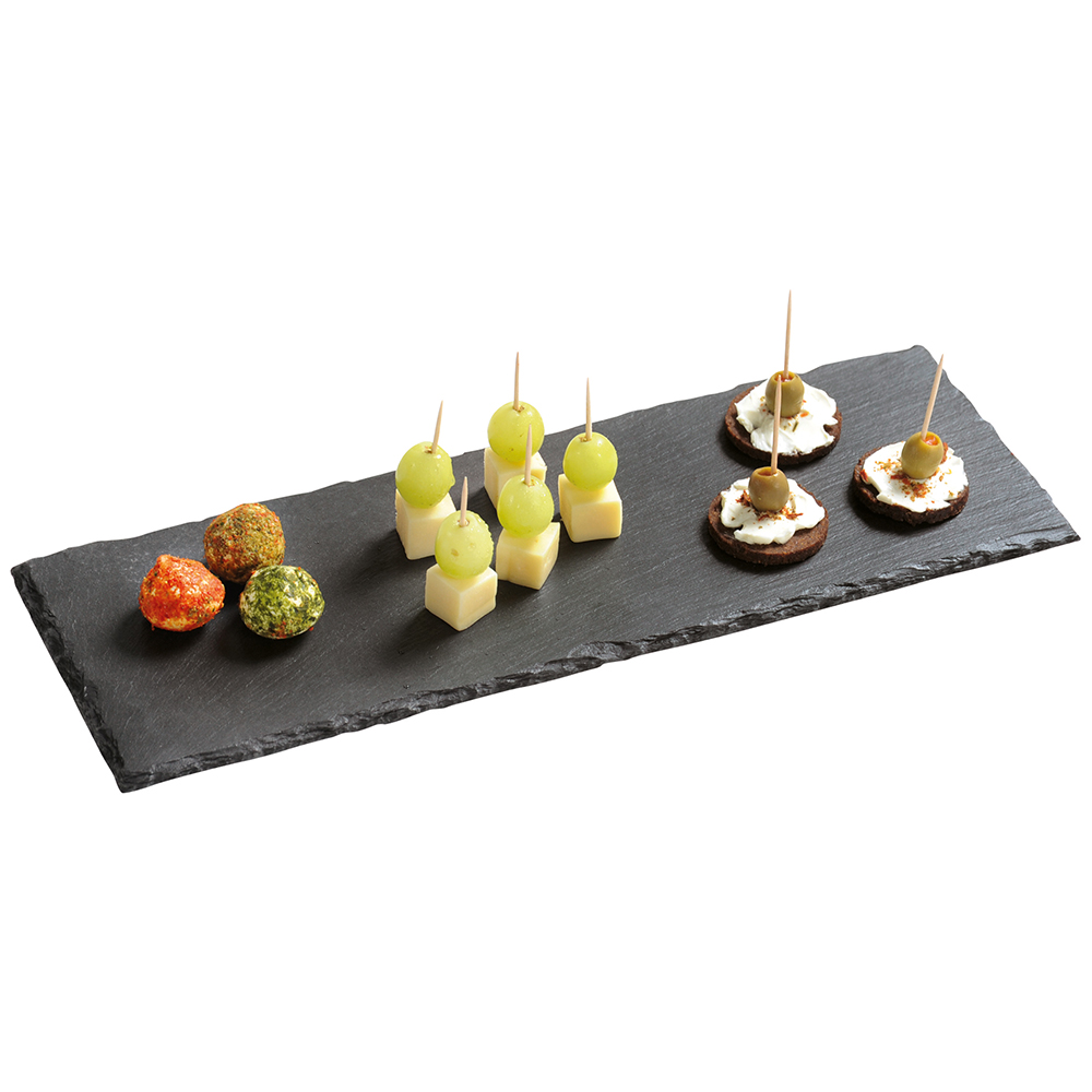 Kesper Buffetplatte, Schiefer, 38 x 13 x 0,6 cm