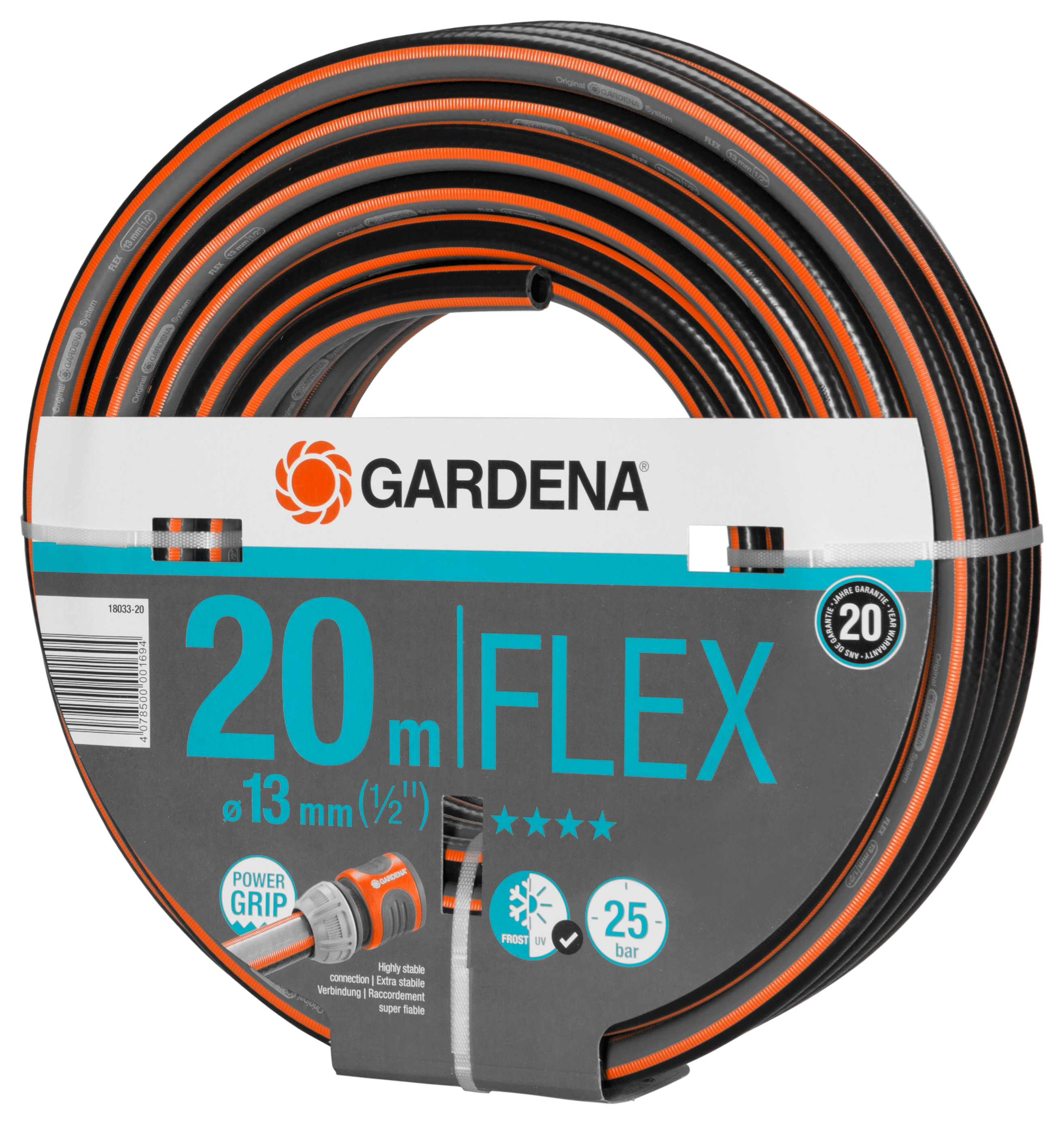 Gardena Comfort Flex Schlauch 9x9 13mm 20m