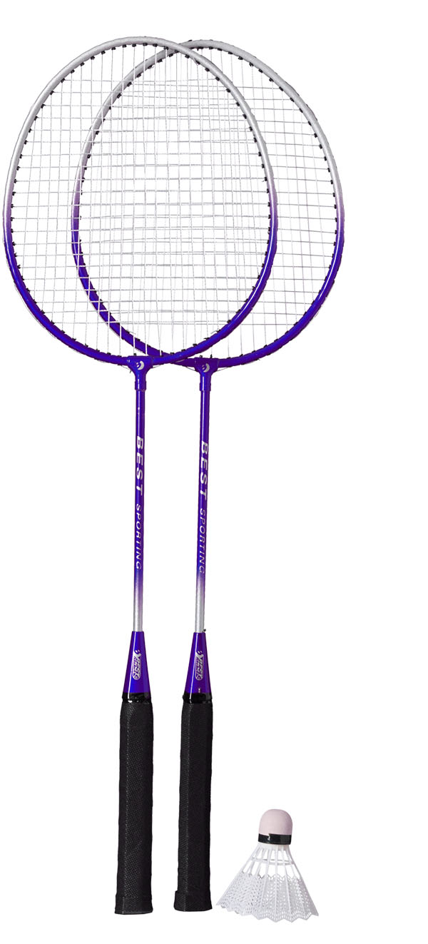 Best Badminton-Spiel-Garnitur, blau/silber