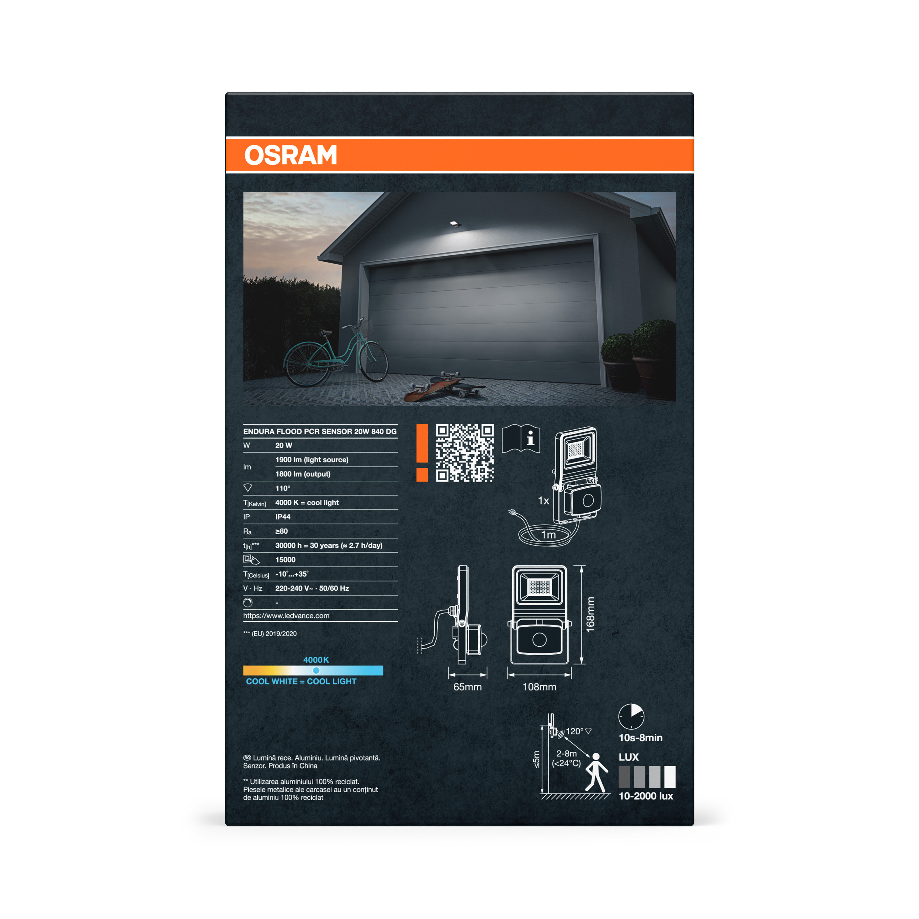 Osram LED Strahler Endura, 20W, Kaltweiß