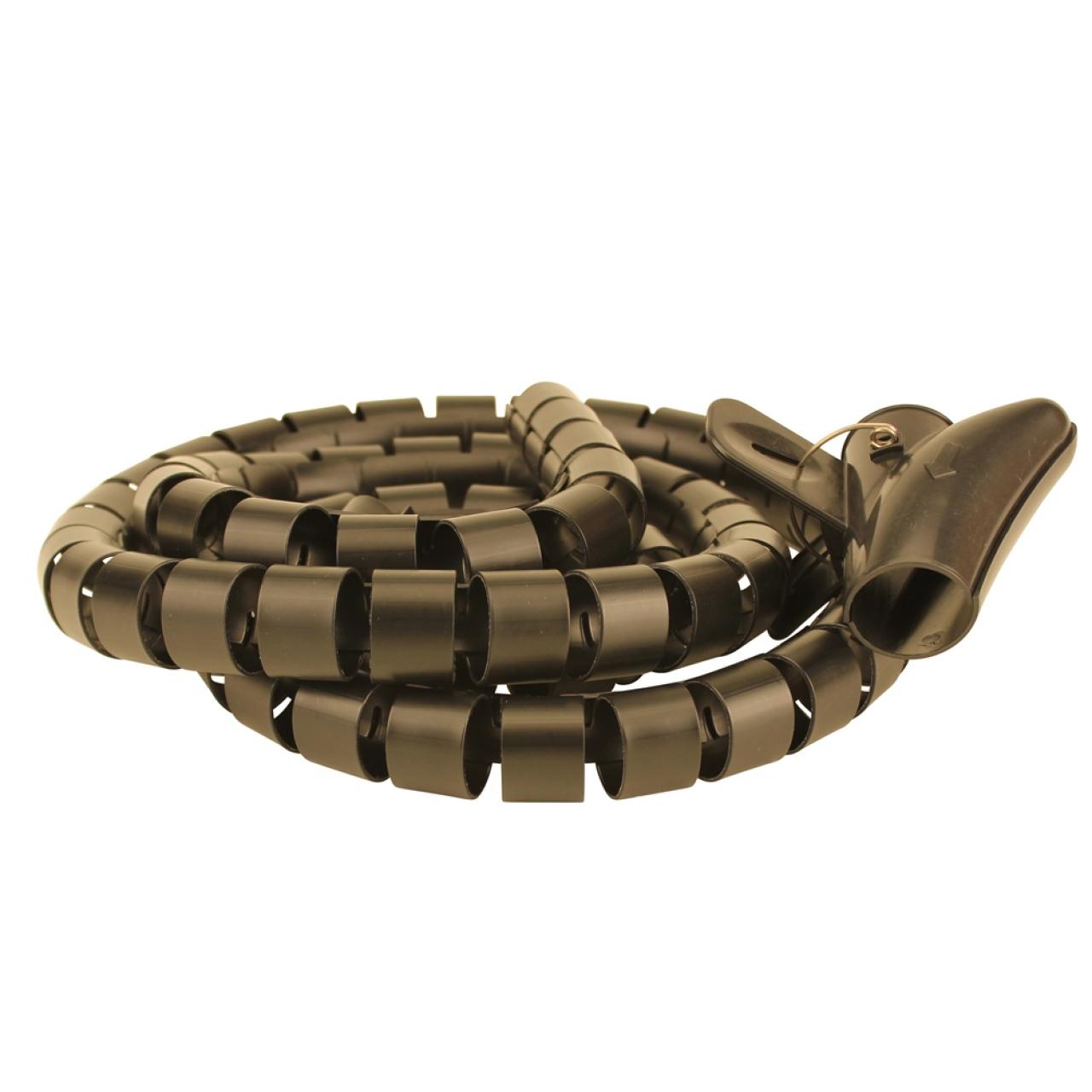 231264  KABELORGANIZER28MM SW SPIRALSCHLAUCH