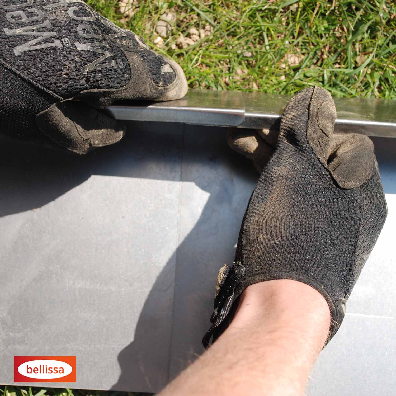 bellissa Schneckenblech Corten, 100 x 20 cm