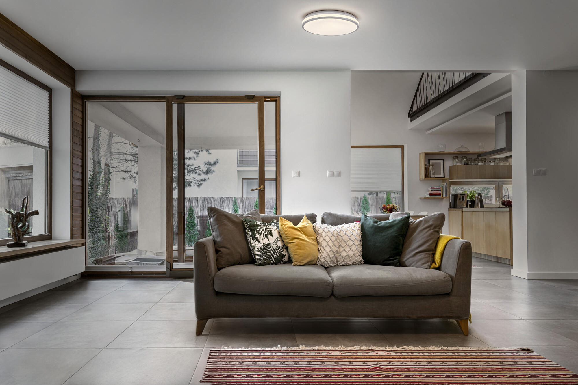 Osram Led Deckenleuchte "Orbis Caleb", 385 mm, 24W, 830, silber