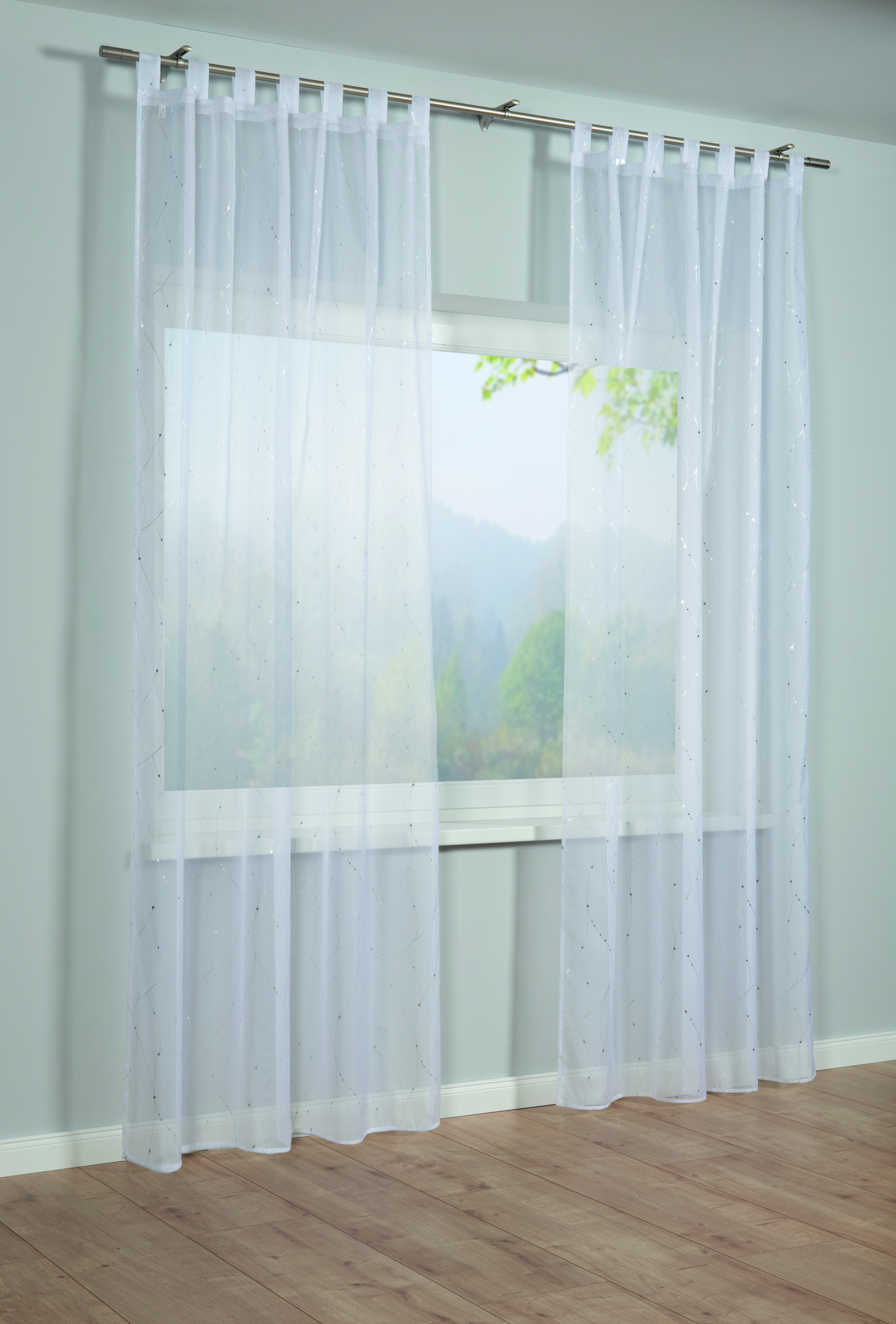 Sehlbach Schlaufenschal weiß, 140 x 245 cm