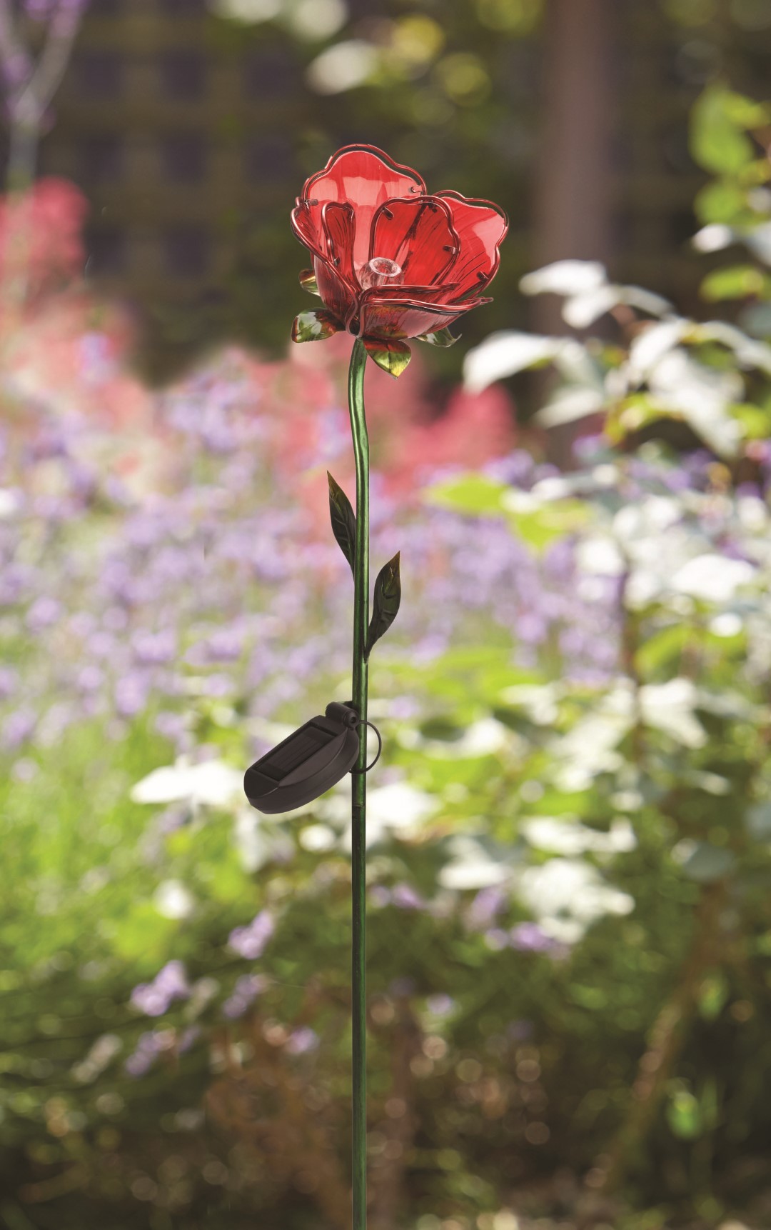 Smart Garden Red Rose Solarleuchte