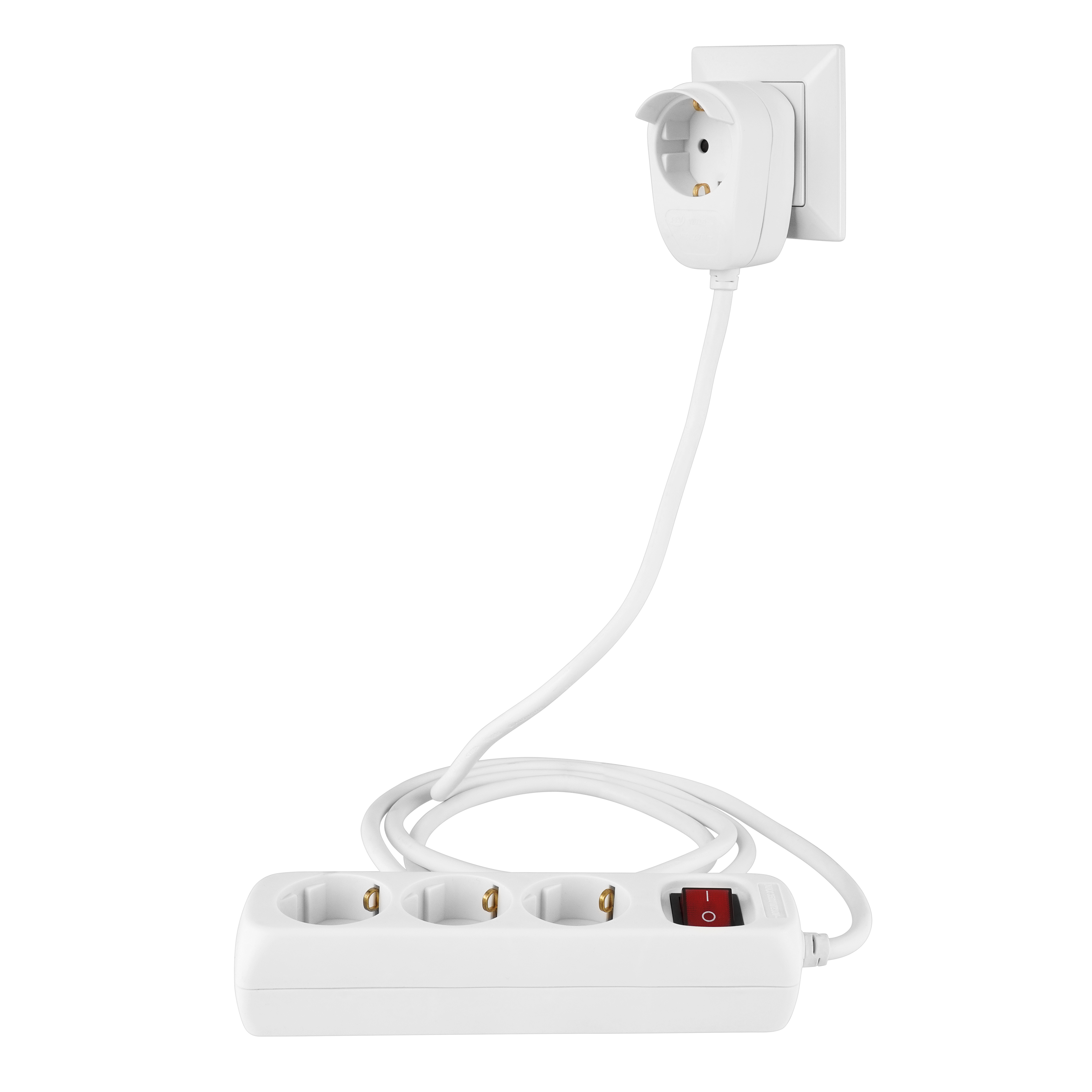 Steckdosenleiste Powersplit 3+1-fach, 2m Steckdosenleiste Powersplit 3+1-fach, 2m
