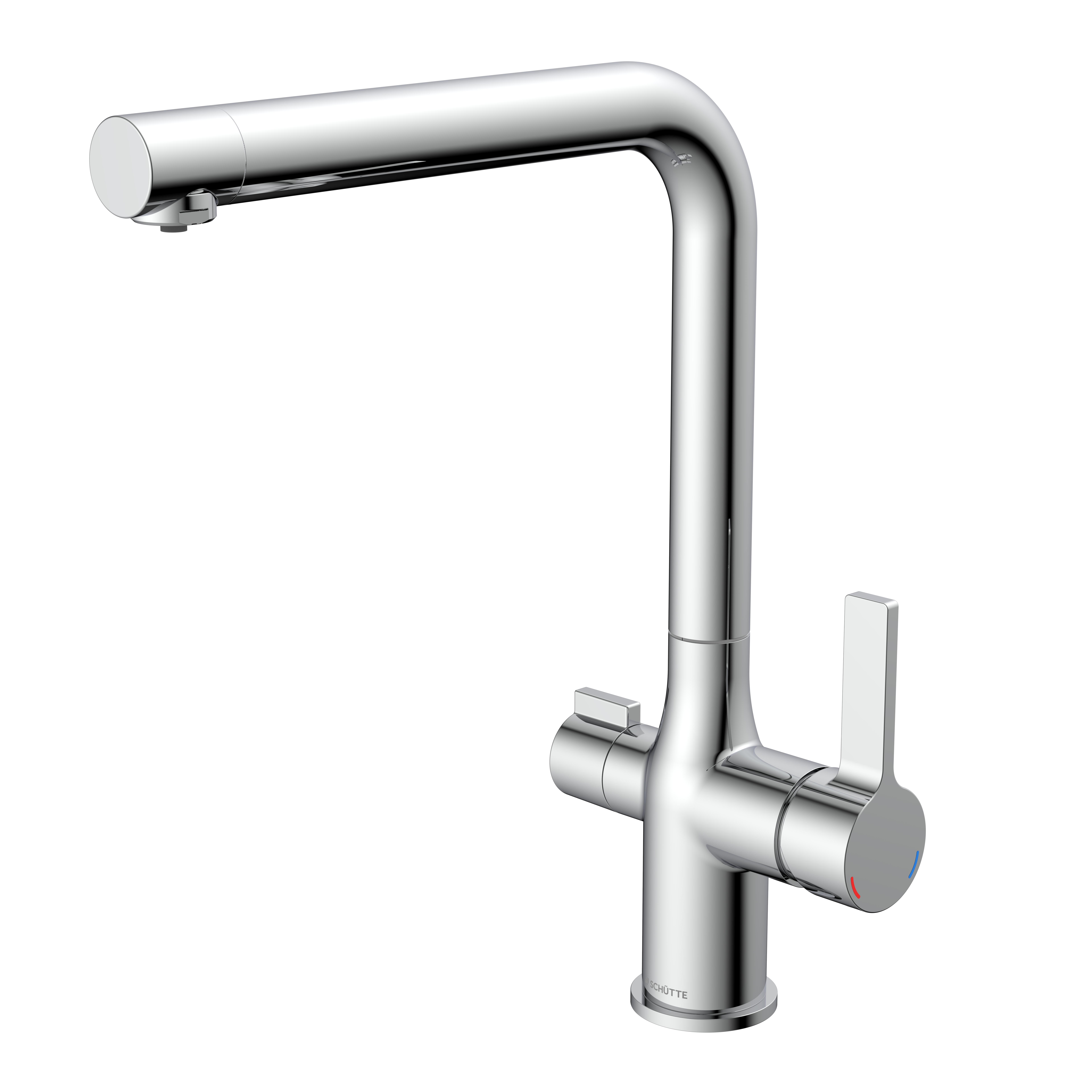 Schütte Trinkwasser-Spültischarmatur AQUASTAR PRO, Chrom, mit Filtersystem