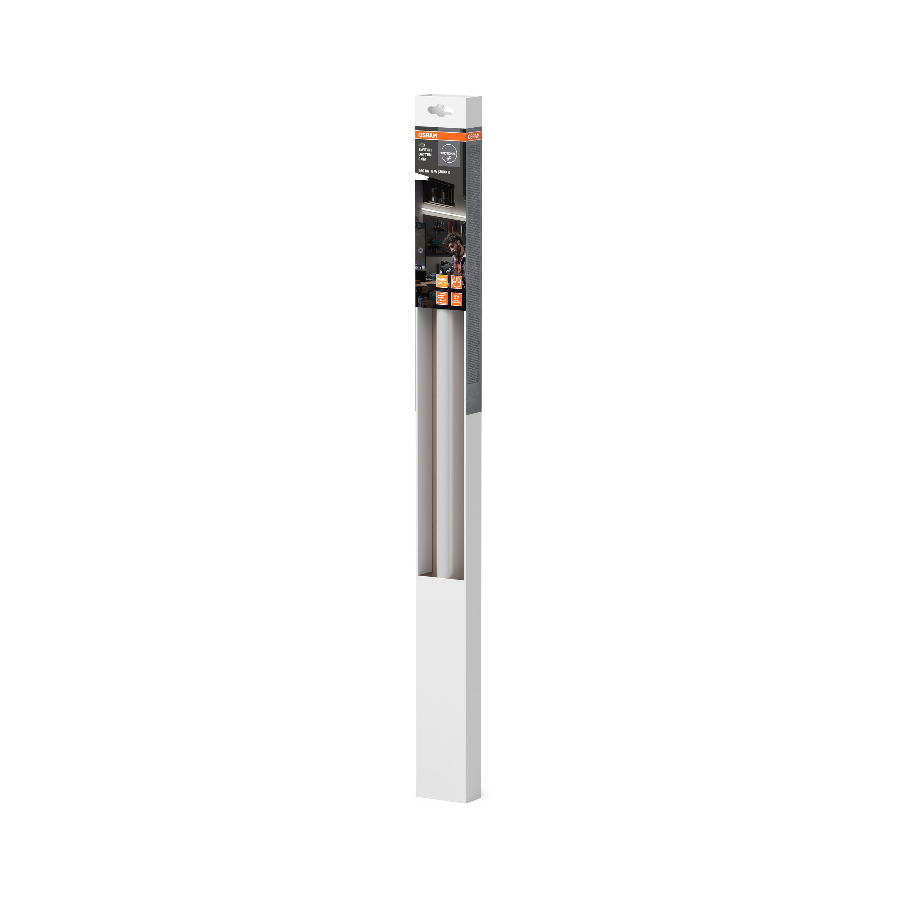 Osram Deckenleuchte "LED Office Line 0.6M", 25W, 4000K